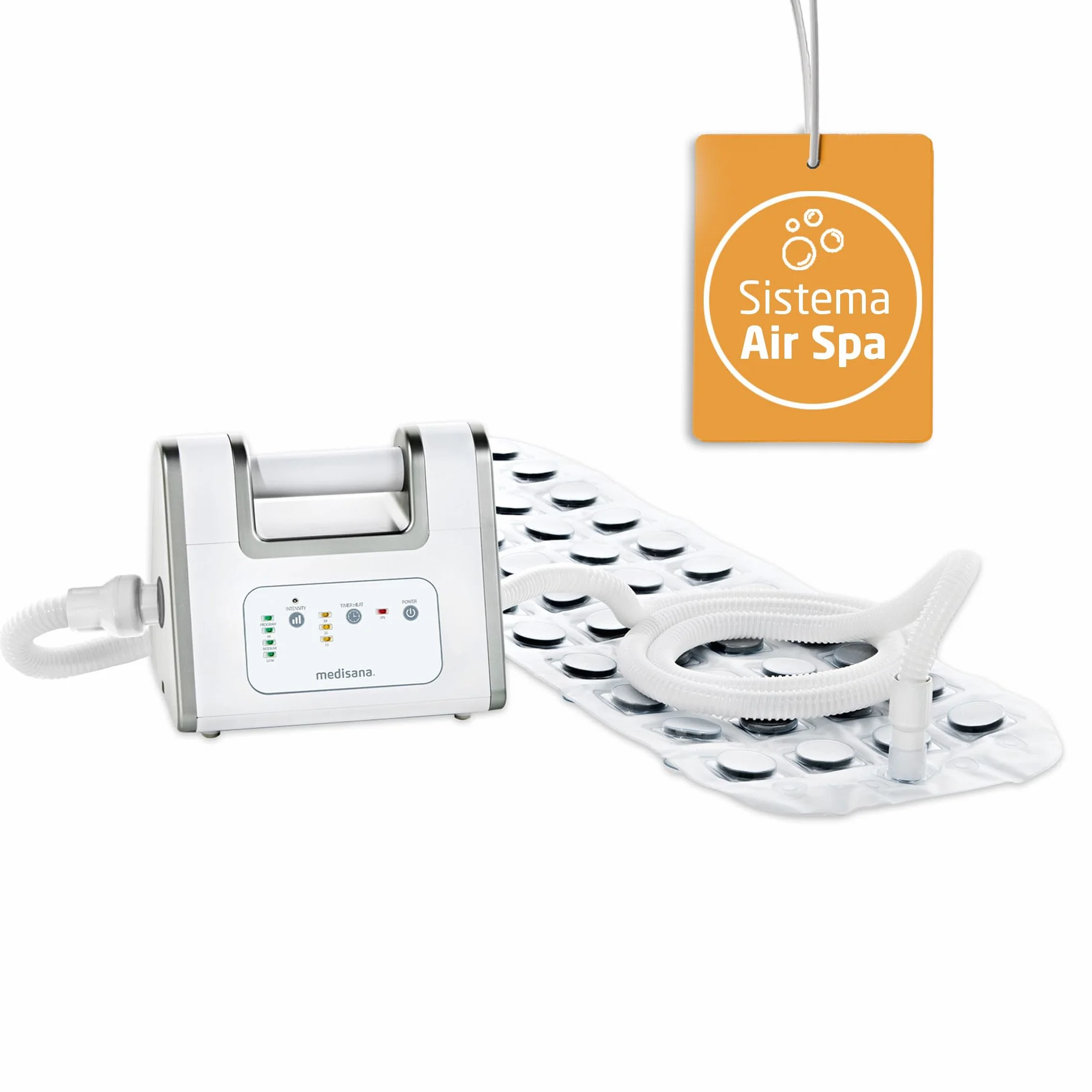 medisana BBS Masajeador de burbujas, Bañera con alfombrilla de burbujas, Alfombrilla de hidromasaje, Incl. Dispensador de aromas, 3 niveles de intensidad, Función temporizador, Spa para el hogar