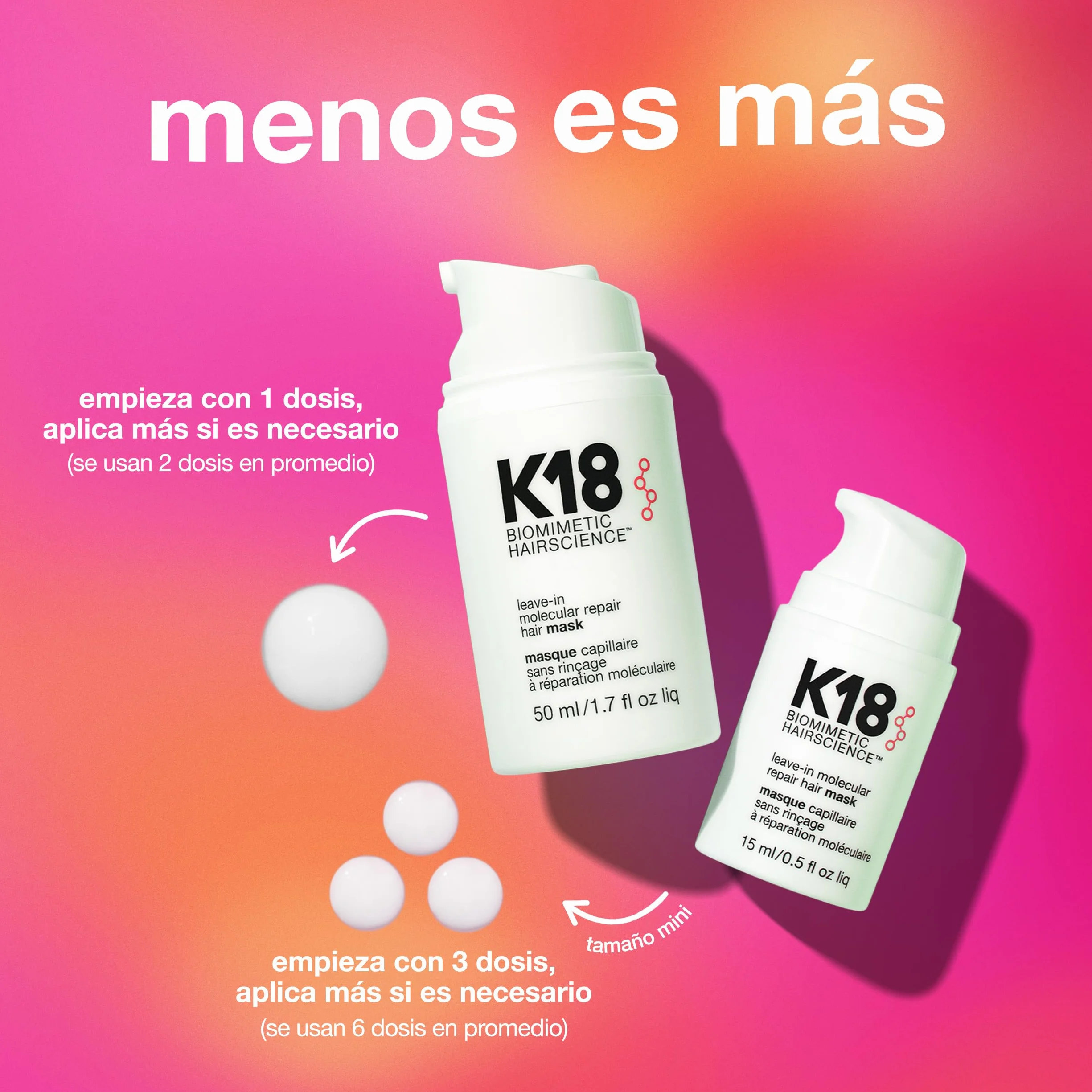 K18 Leave-In Molecular Repair Hair Mask
