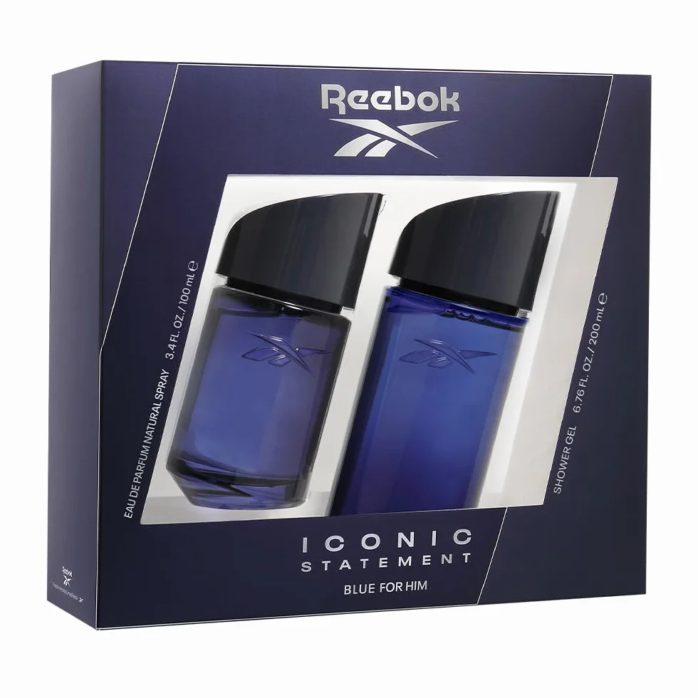 Reebok Iconic Statement Blue Eau de Parfum 100ml y Shower Gel 200ml Set Hombre