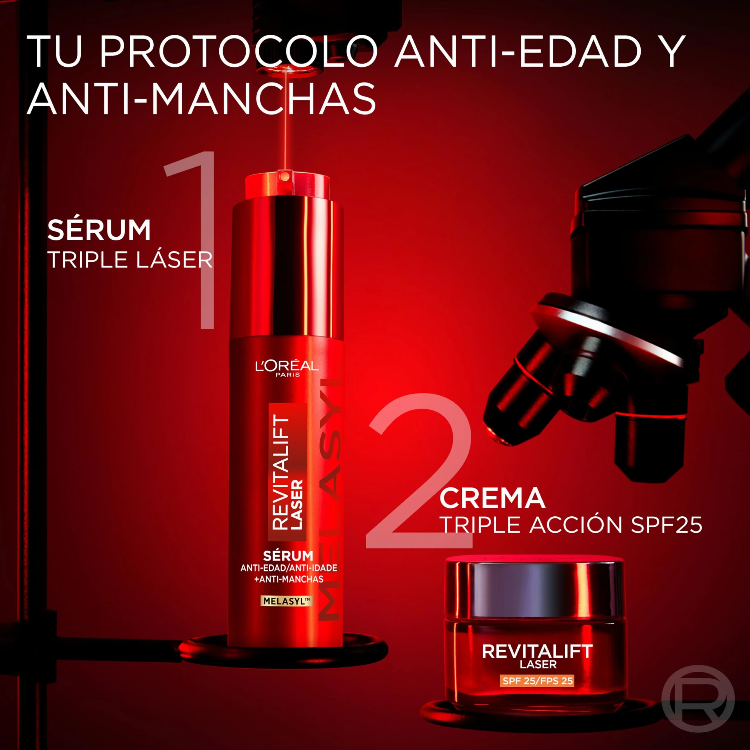 L'Oréal Paris Revitalift Laser SPF 25 Crema de Día Anti-Edad Triple Acción 50ml