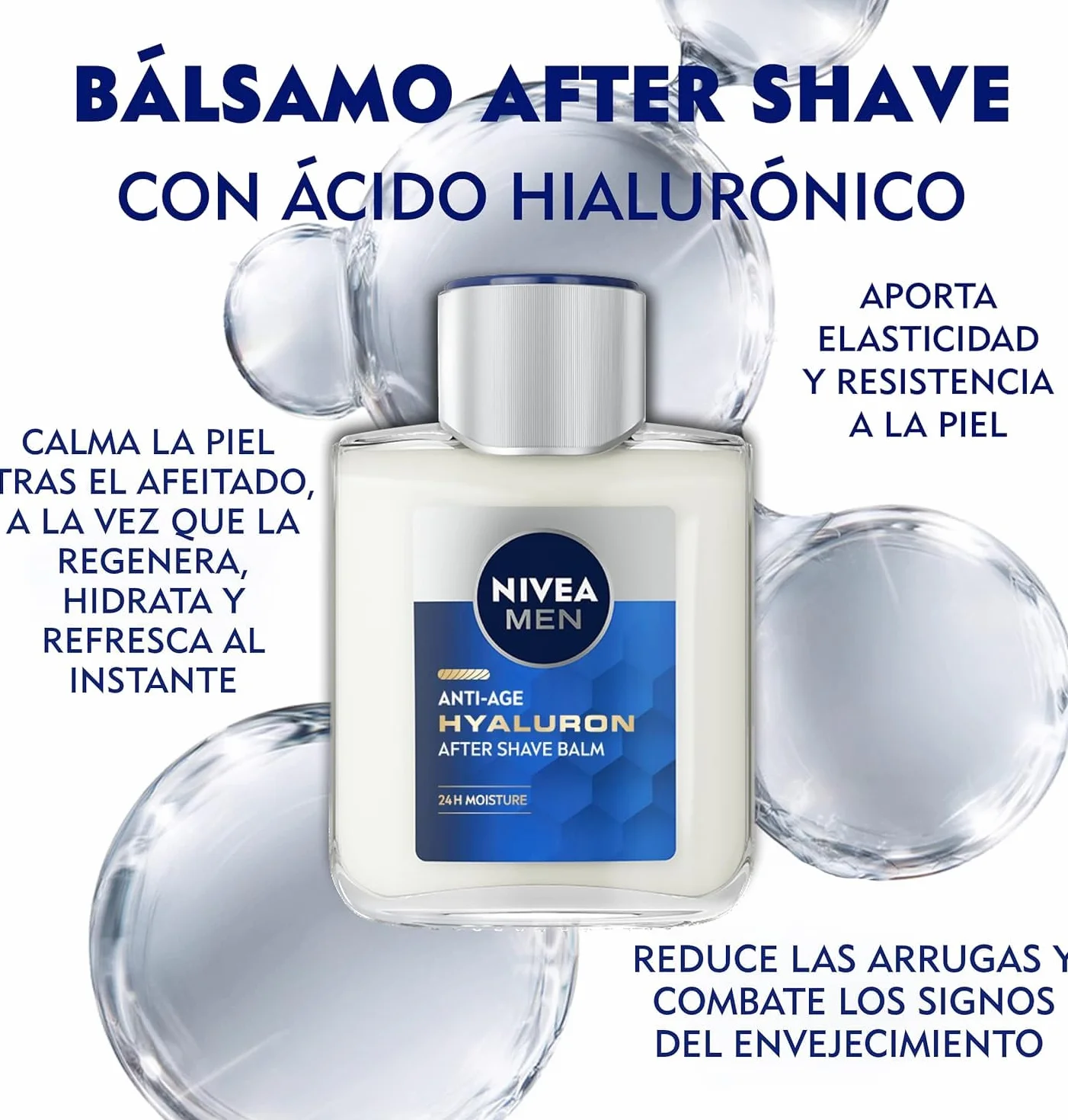 NIVEA MEN Hyaluron Bálsamo After Shave Antiedad con Ácido Hialurónico 100 ml
