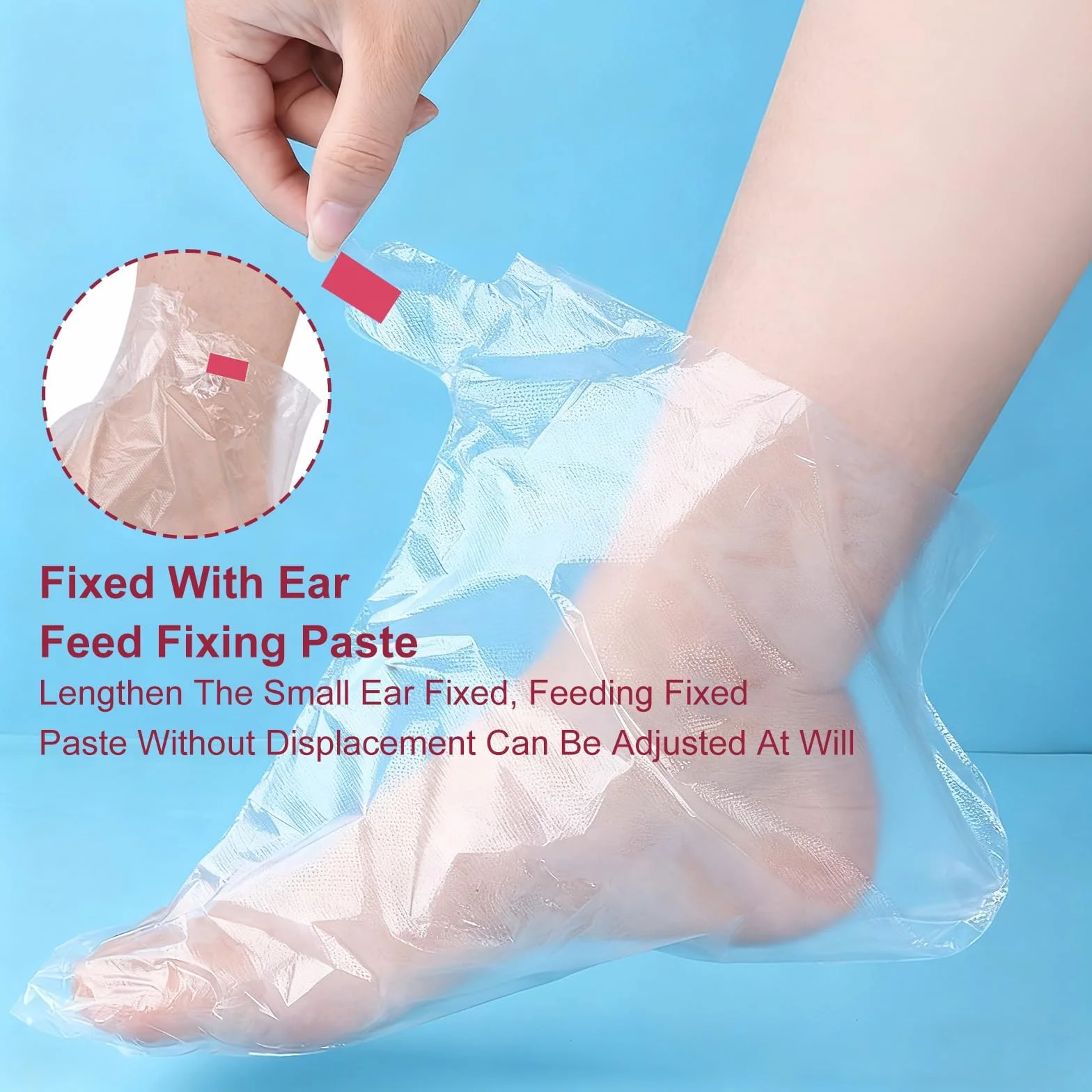 Forros de Cera de Parafina Desechables para Manos y Pies, Bolsas de Plástico SPA, 200 Piezas