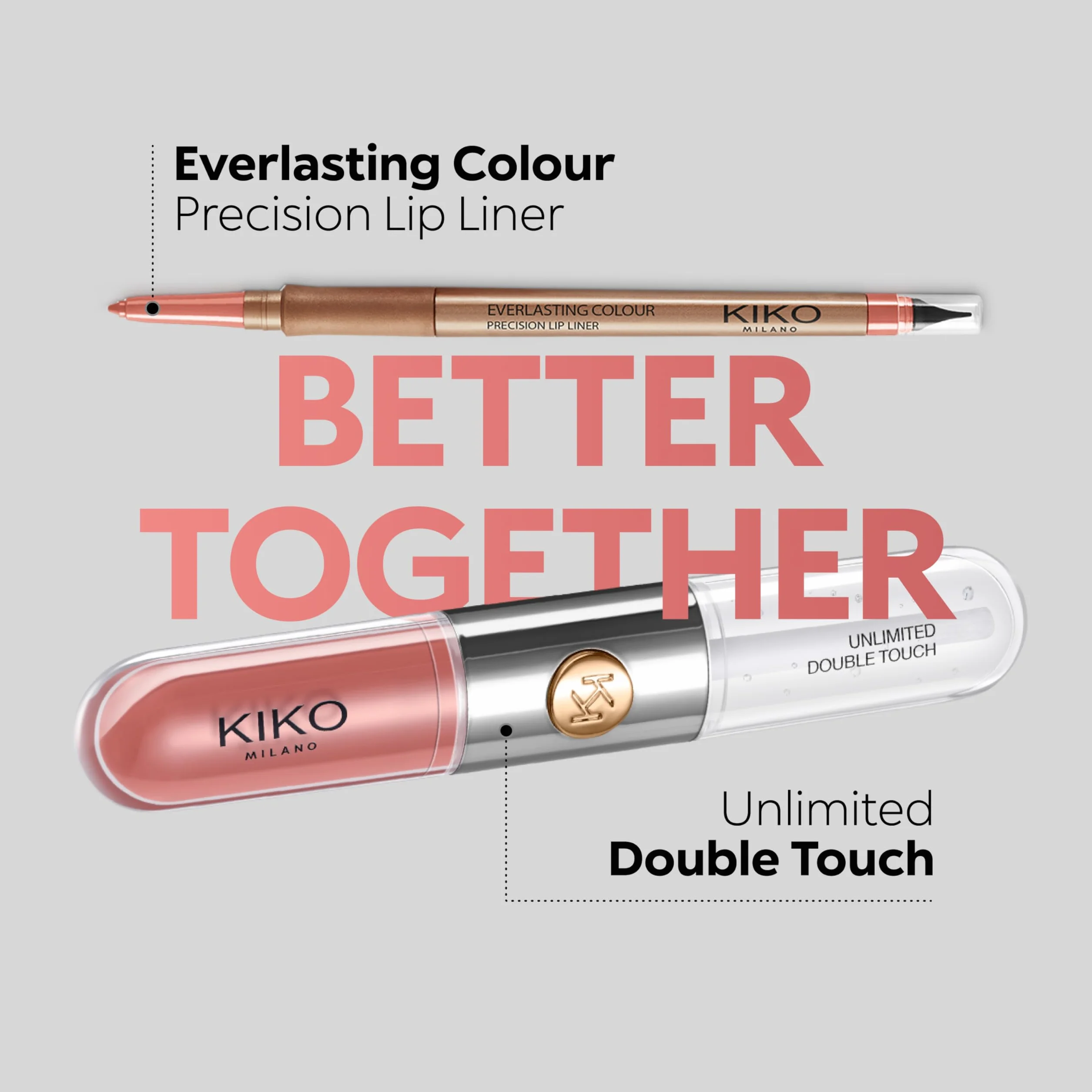 KIKO Milano Unlimited Double Touch 103 Colorete En Polvo De Larga Duración