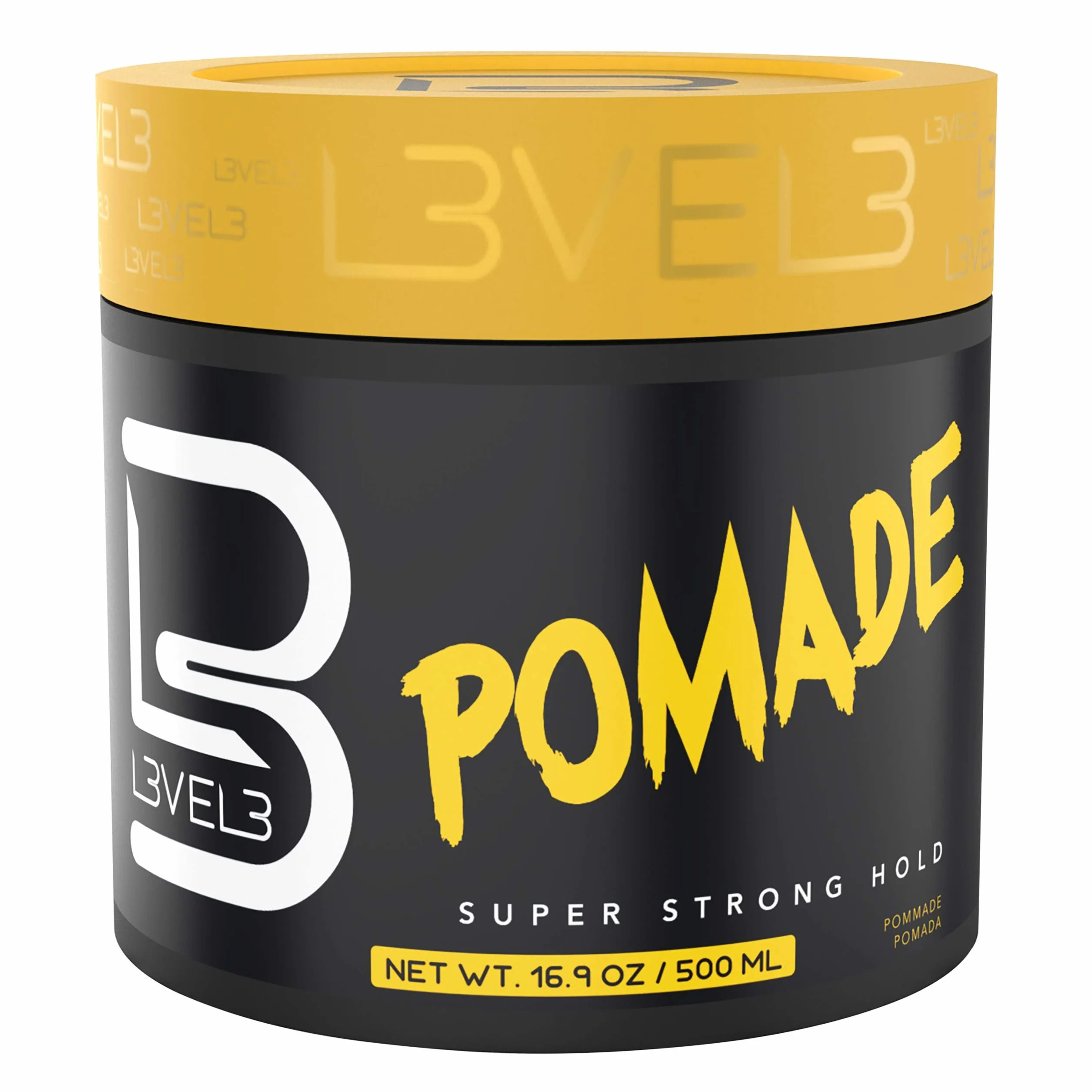 L3VEL3 Pomade 500 ml Extreme Hold Keratin Infused Flake Free