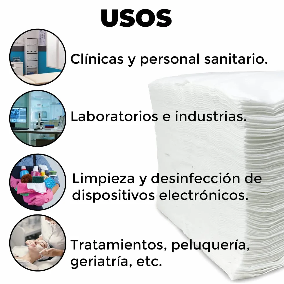 Toallas Desechables Spunlace 40x50 cm 200 Unidades