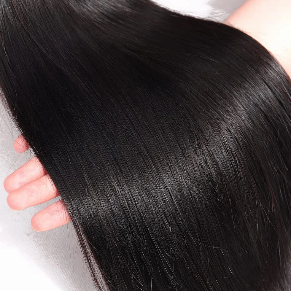 Extensiones de cabello humano brasileño virgen Subella 1 paquete 7A sin procesar trama de cabello humano 8 – 26 pulgadas