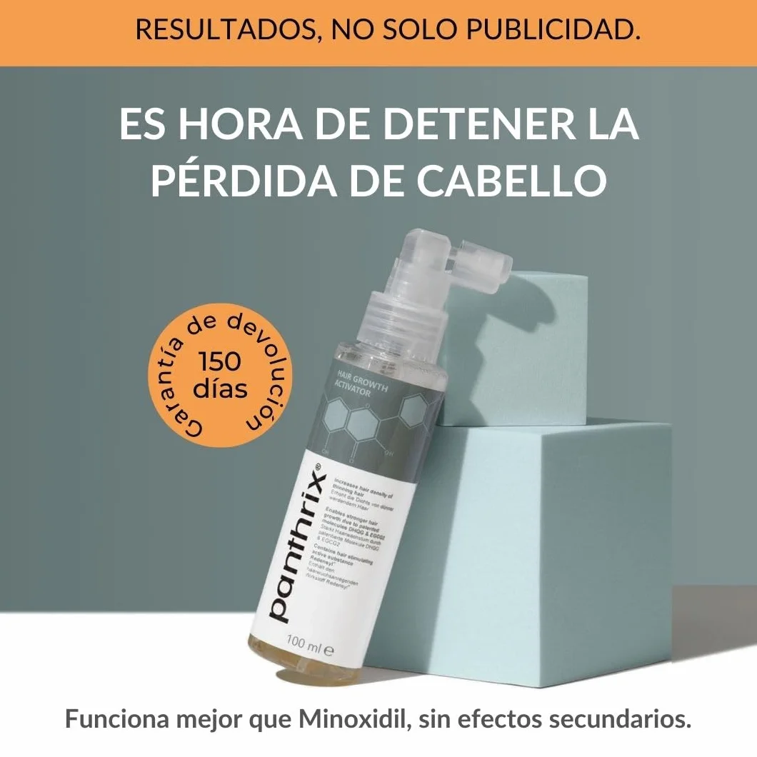 Panthrix Activador Crecimiento Cabello Spray 100 ml Tónico Alta Dosis Hombres Mujeres
