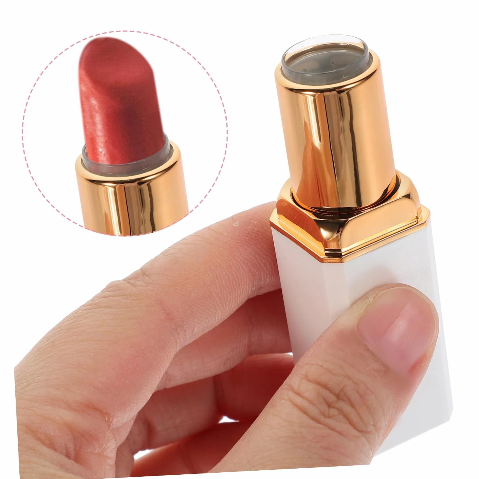 FRCOLOR 4 Juegos Poseedor Bálsamo Máscara Mini Varita Mágica Herramientas Cosméticas De Las Mujeres Tubo De Brillo De Labios De Bricolaje Botellas De Brillo De Labios Abs 10 Uds * 4