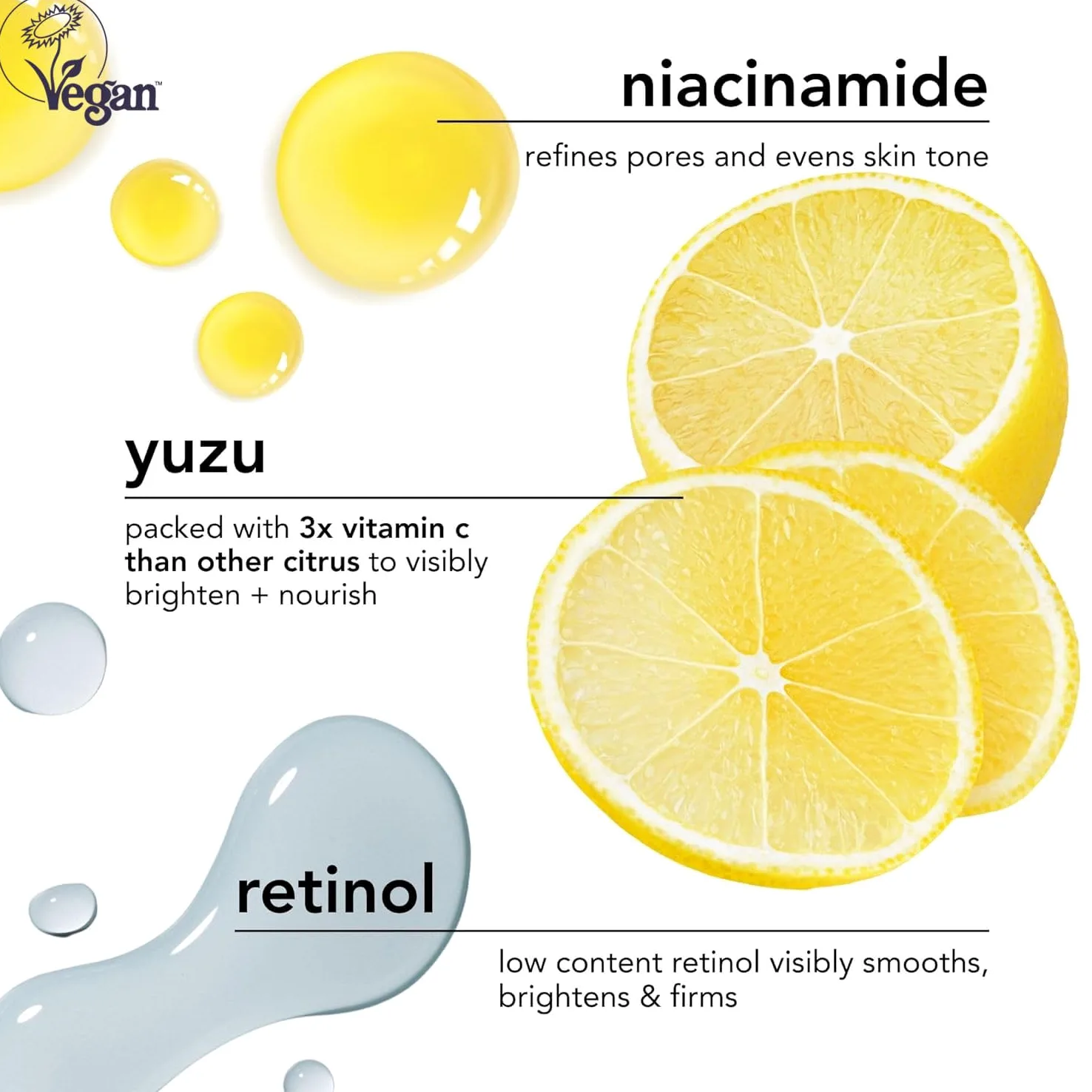 Saturday Skin Yuzu Vitamina C Sleep Rostro Mask Cuidado de la piel Retinol Niacinamide Rostro Hidratante Brightening Máscara para dormir durante la noche Mascarillas (1.69 Fl. Oz. (50ml))