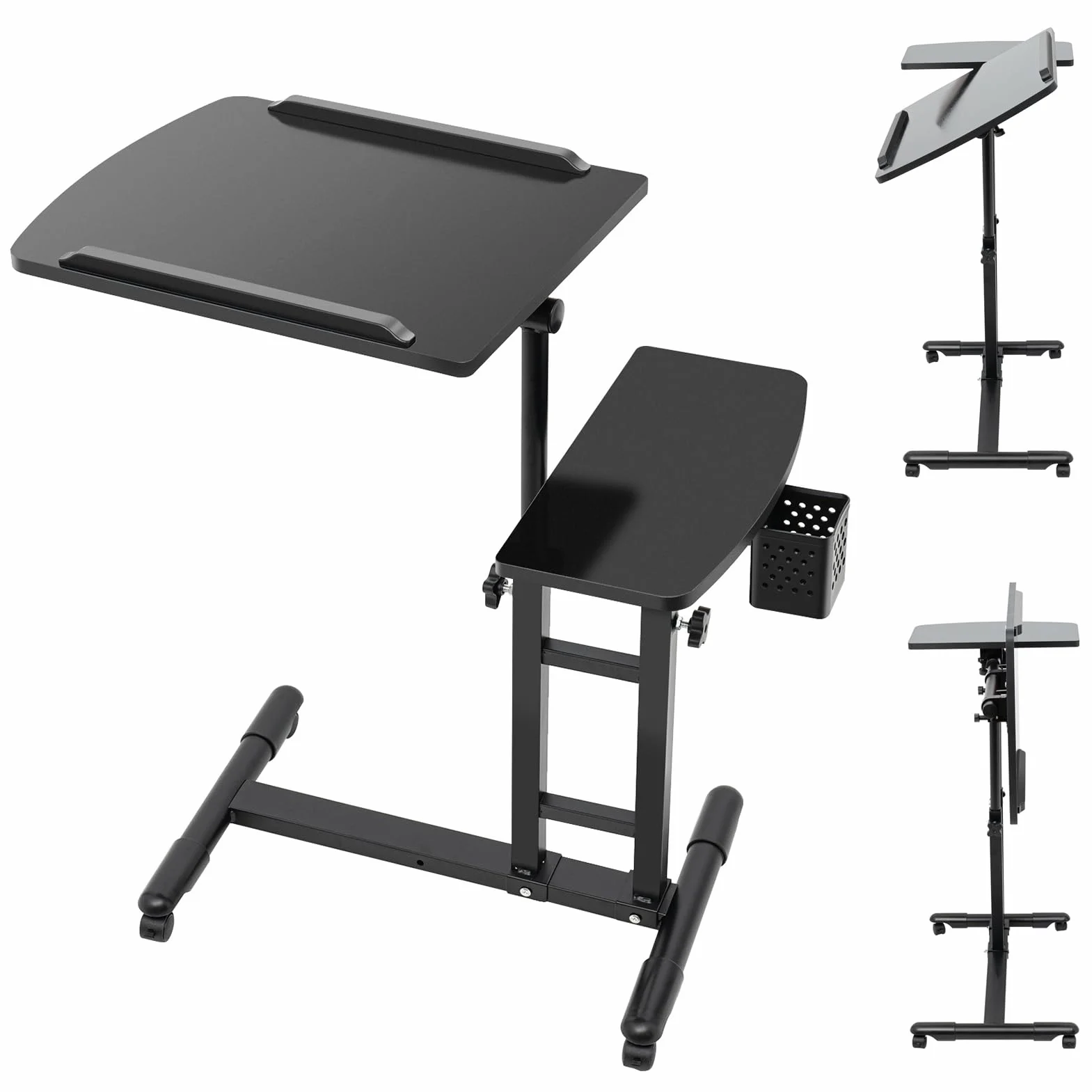 Carro de tatuaje reposabrazos extraíble portátil altura ajustable 57-90 cm 12,5 kg