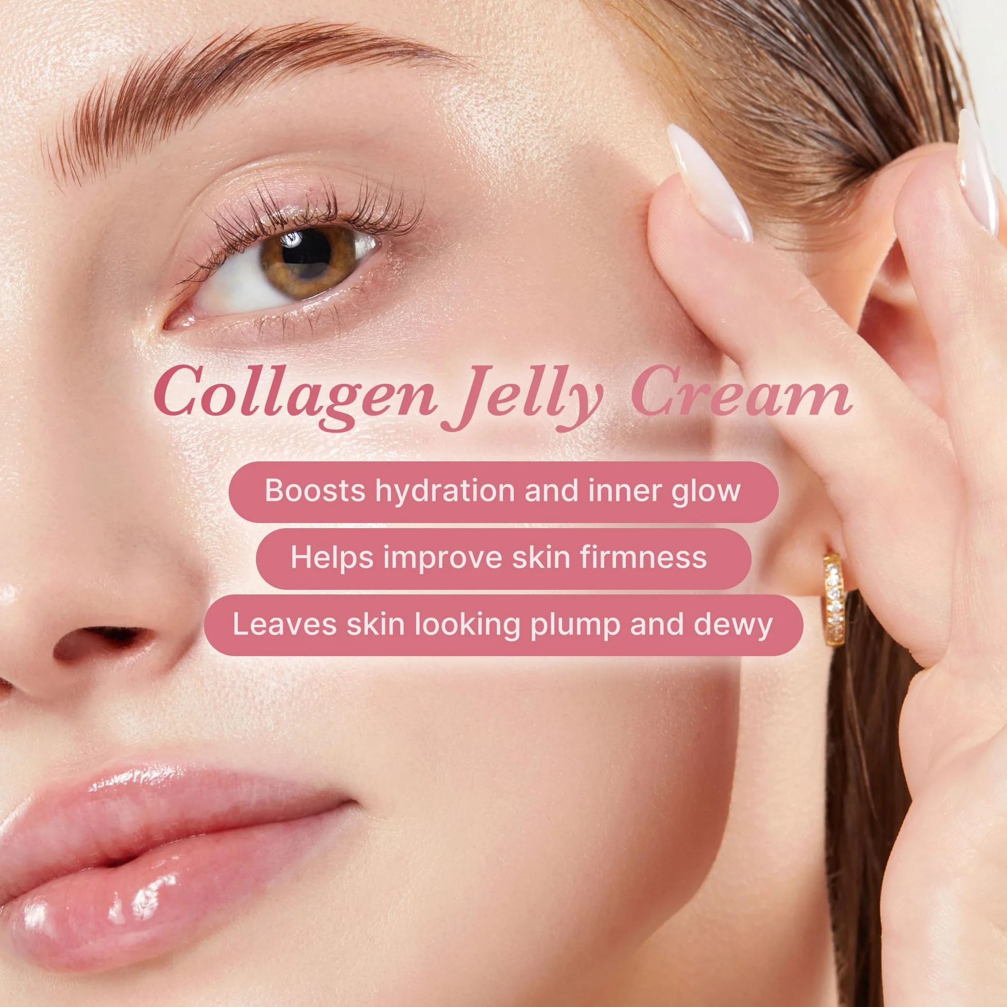Medicube Crema De Gelatina De Colágeno, Niacinamida Y Colágeno Hidrolizado Liofilizado, 1.69 Onzas Líquidas