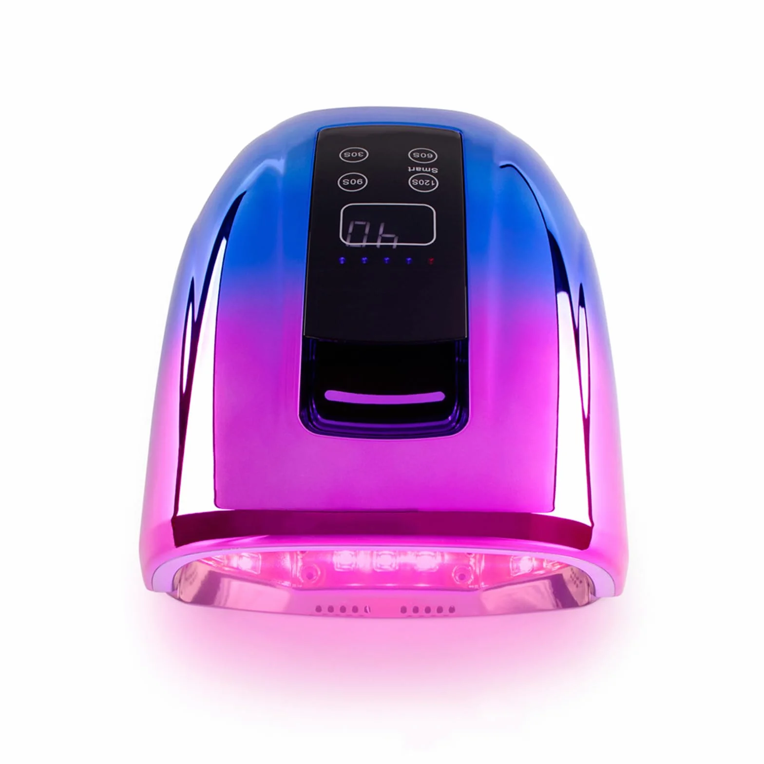 B,lámpara de uñas Recargable lámpara de uñas UV led portátil 90 w gradiente lámparas led para Secado de Esmalte de Gel lámpara UV led de curado por luz roja con Base de Espejo