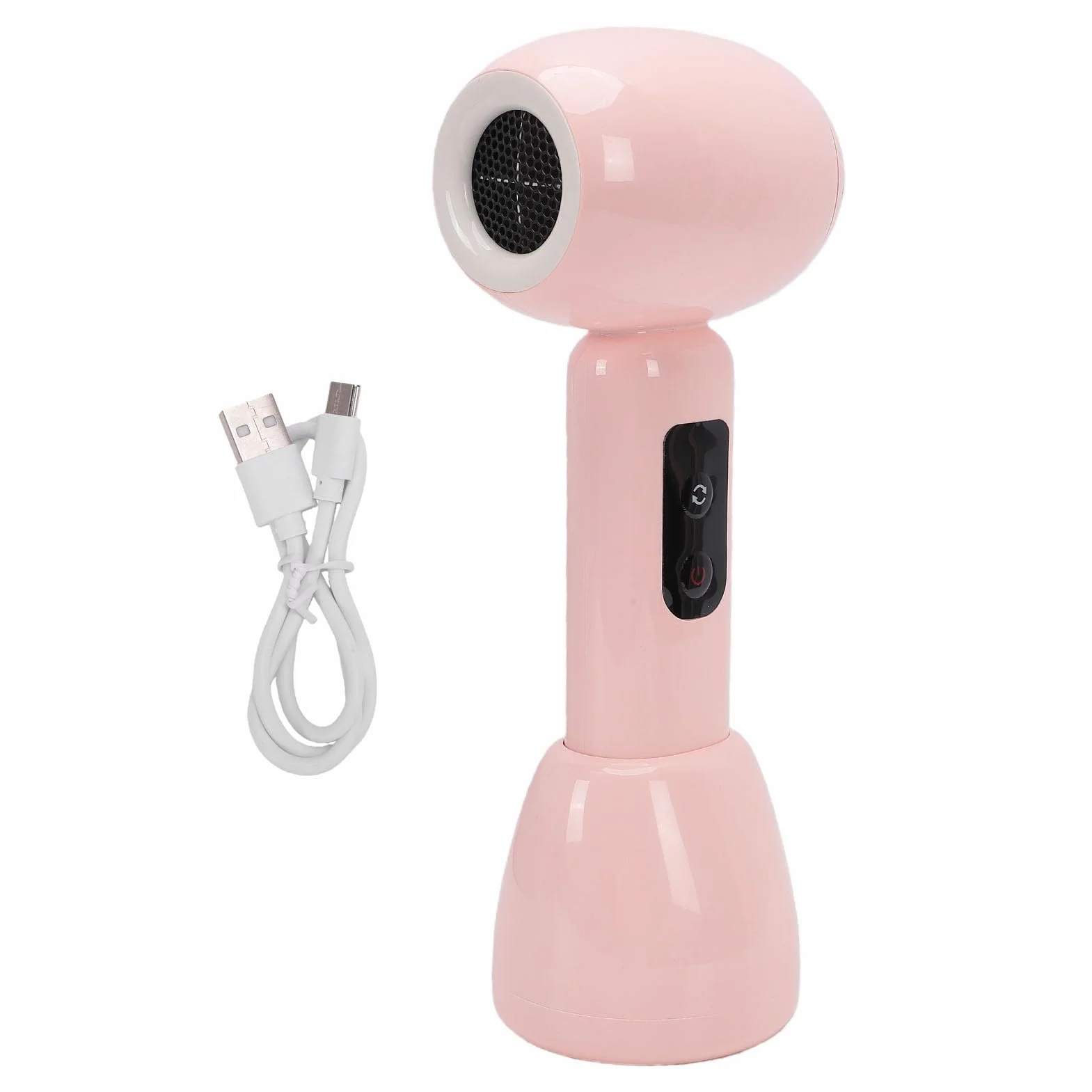 SUNGOOYUE Secador de Pelo de Viaje Secador de Pelo para bebé 70W Inalámbrico Recargable 5000Mah, de de Viaje Portátil Silencioso para el Cuidado del Cuero Cabelludo Infantil (PINK)