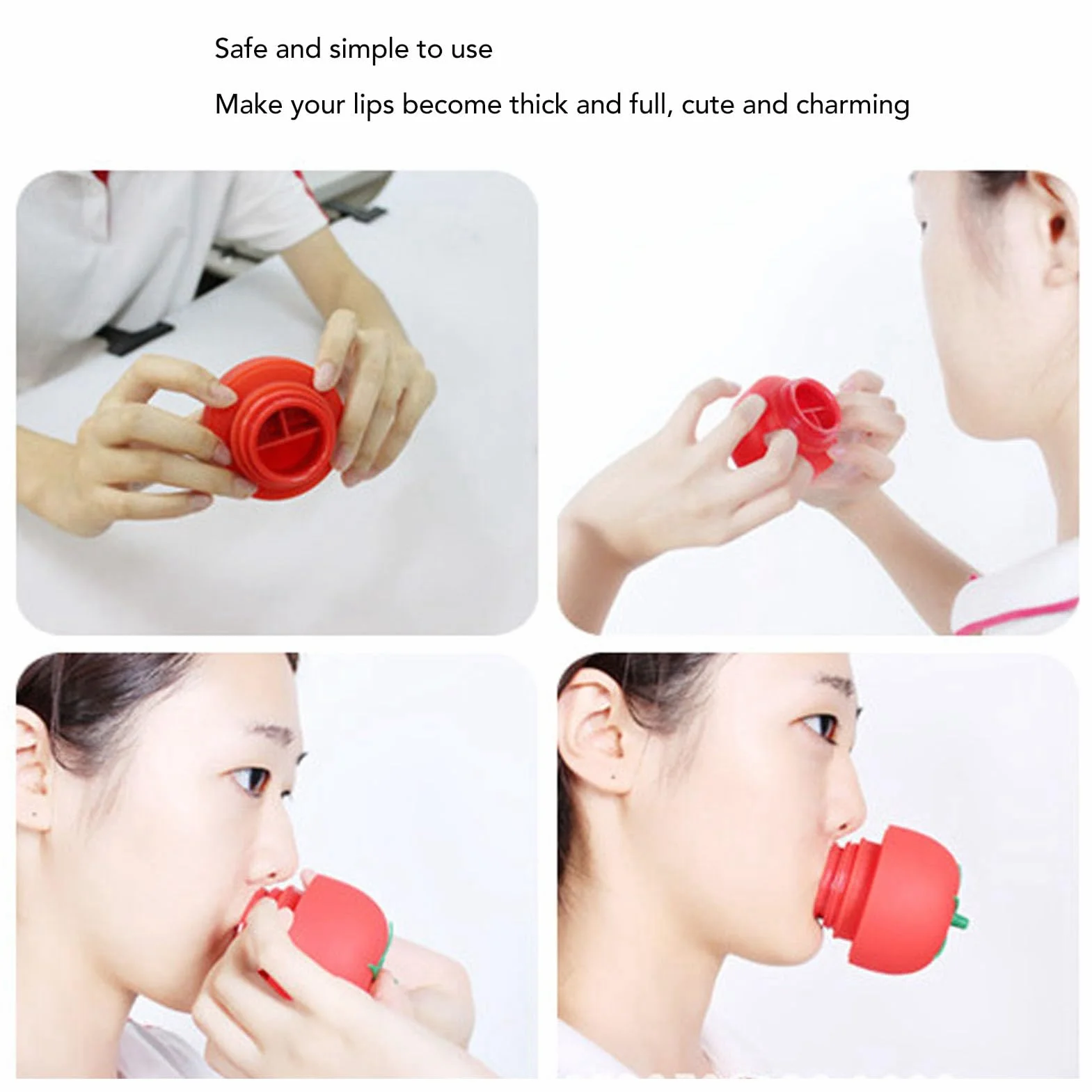 ZJchao Lip Plumper Tool Silicona Dispositivo de Belleza Labial Reducir Líneas Finas