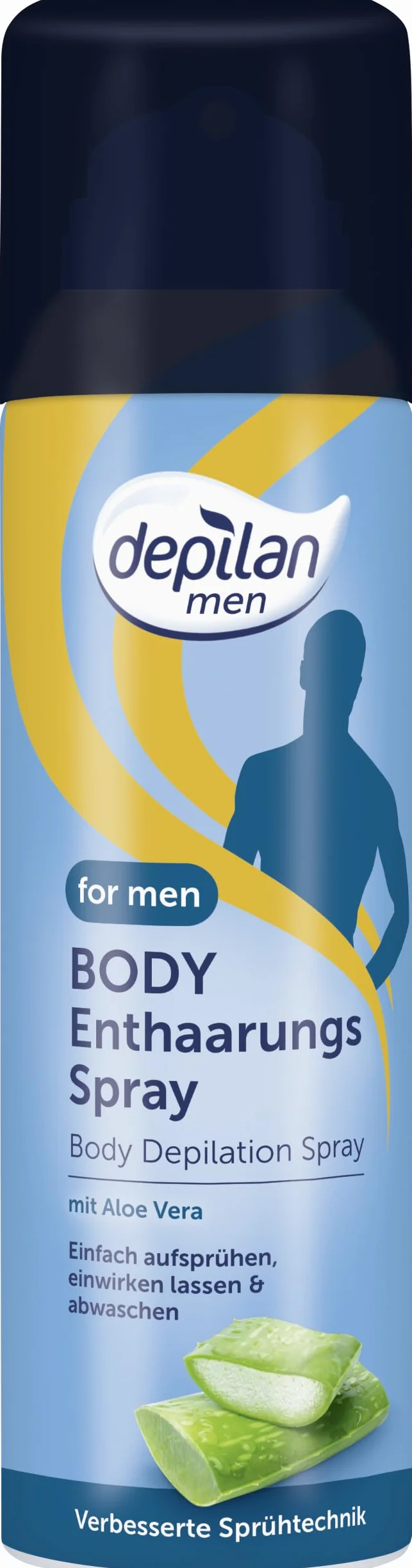 Depilan Body Depilatoria Spray 200 ml para Hombres