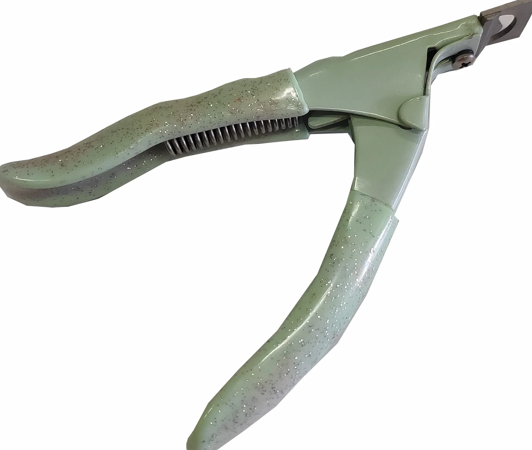 Pinza Guillotina para uñas postizas Verde agua