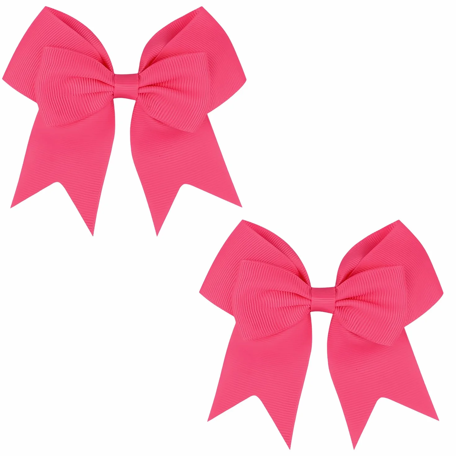 Juego de 2 Lazos para el Pelo Rosa Oscuro, Pinzas de Pelo Grande para Mujeres y Niñas