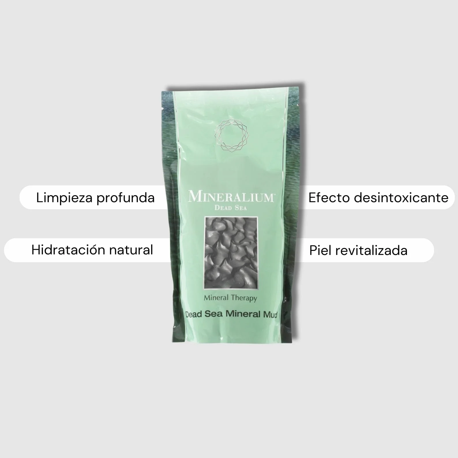Barro Negro Purificante del Mar Muerto Rico en Minerales 500ml - Desintoxica y Revitaliza la Piel