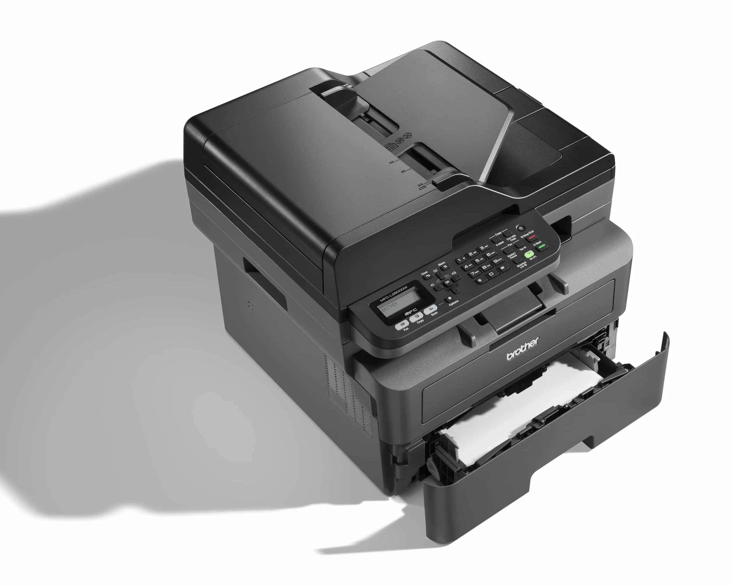 Brother MFCL2800DW Impresora multifunción láser monocromo WiFi fax dúplex automático ADF 50 hojas