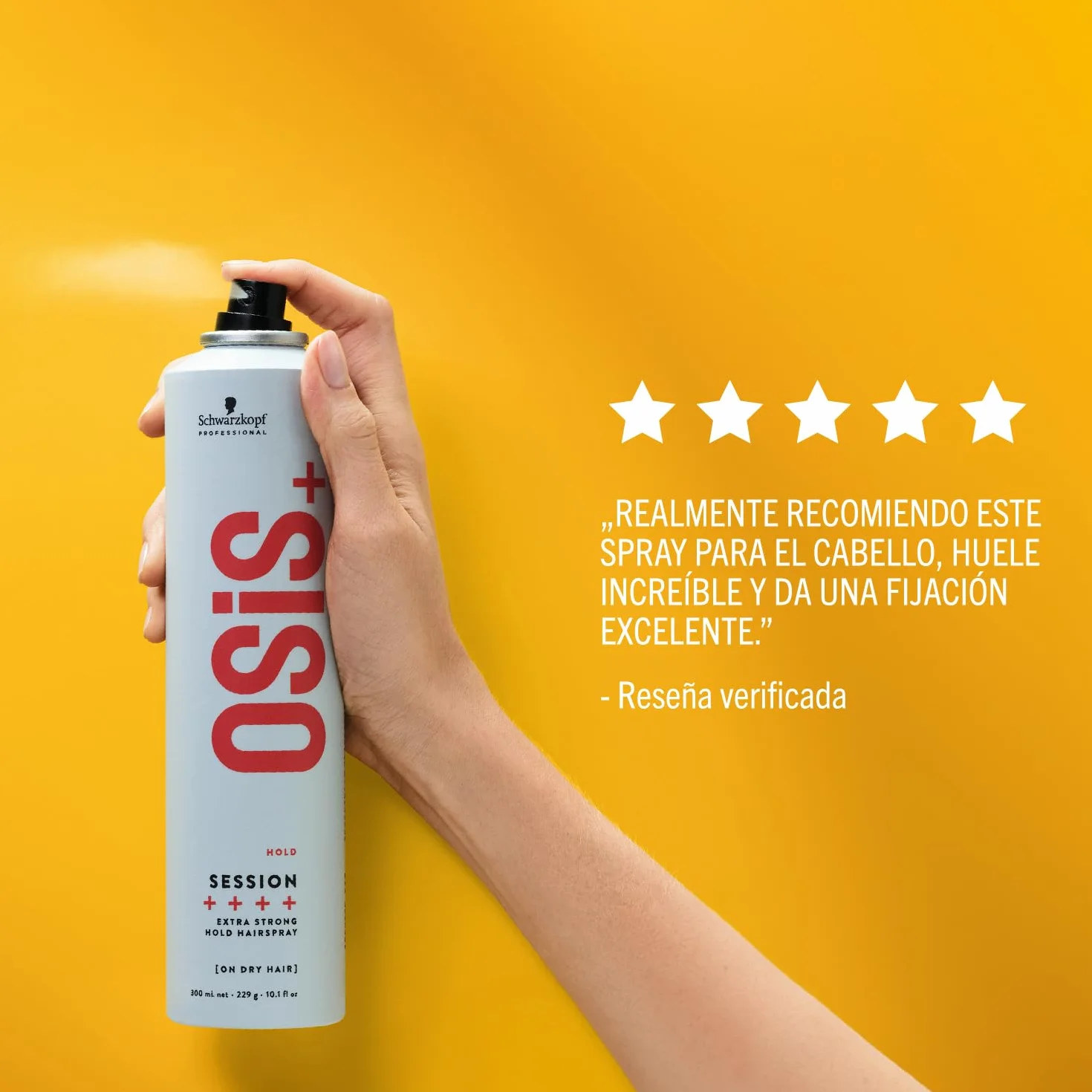 Schwarzkopf Professional OSIS Session Lacca Capelli Resistente al Viento Fijación Extra Fuerte 300 ml