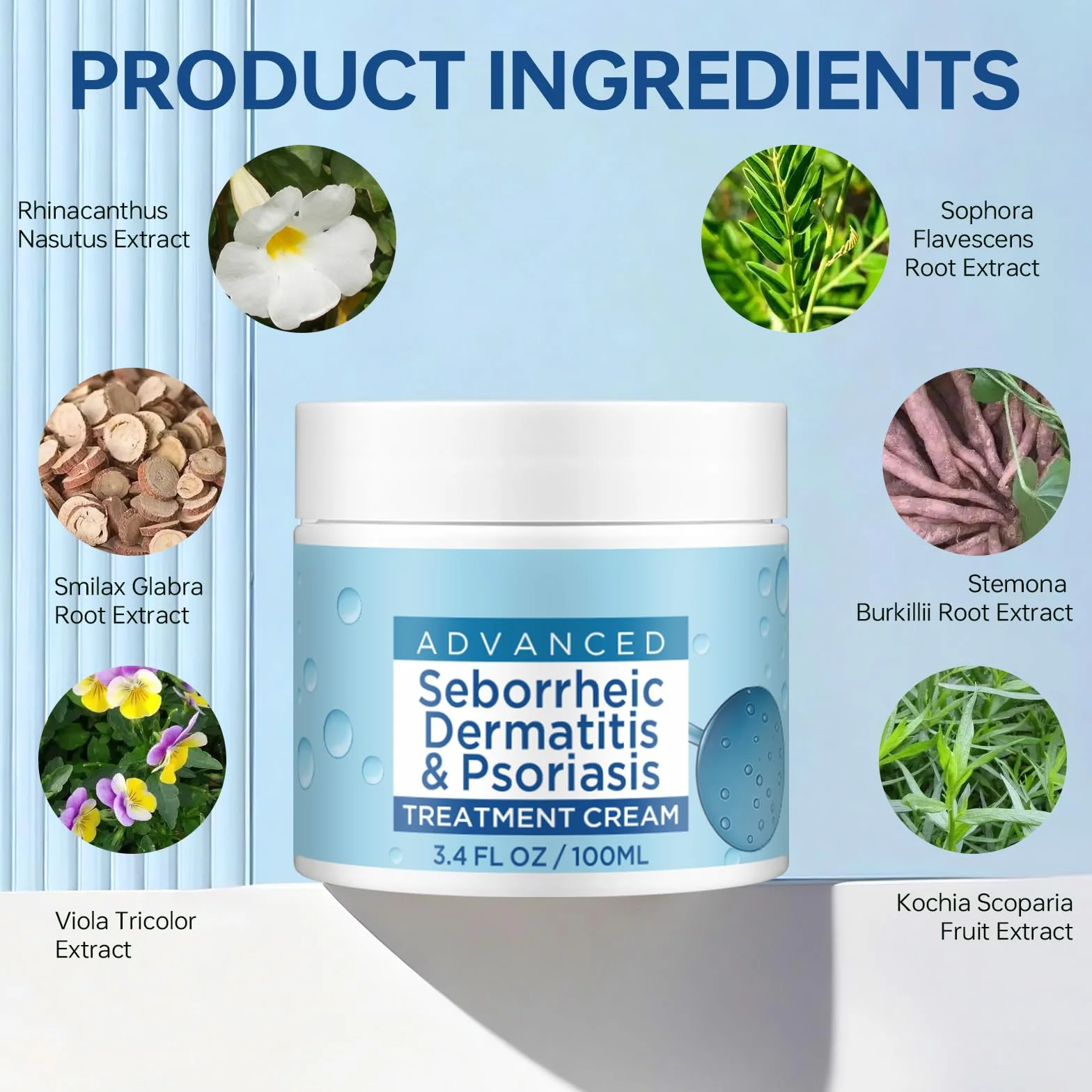 Crema Barba Dermatitis Hidratante Natural Lumaqo 1 PCS