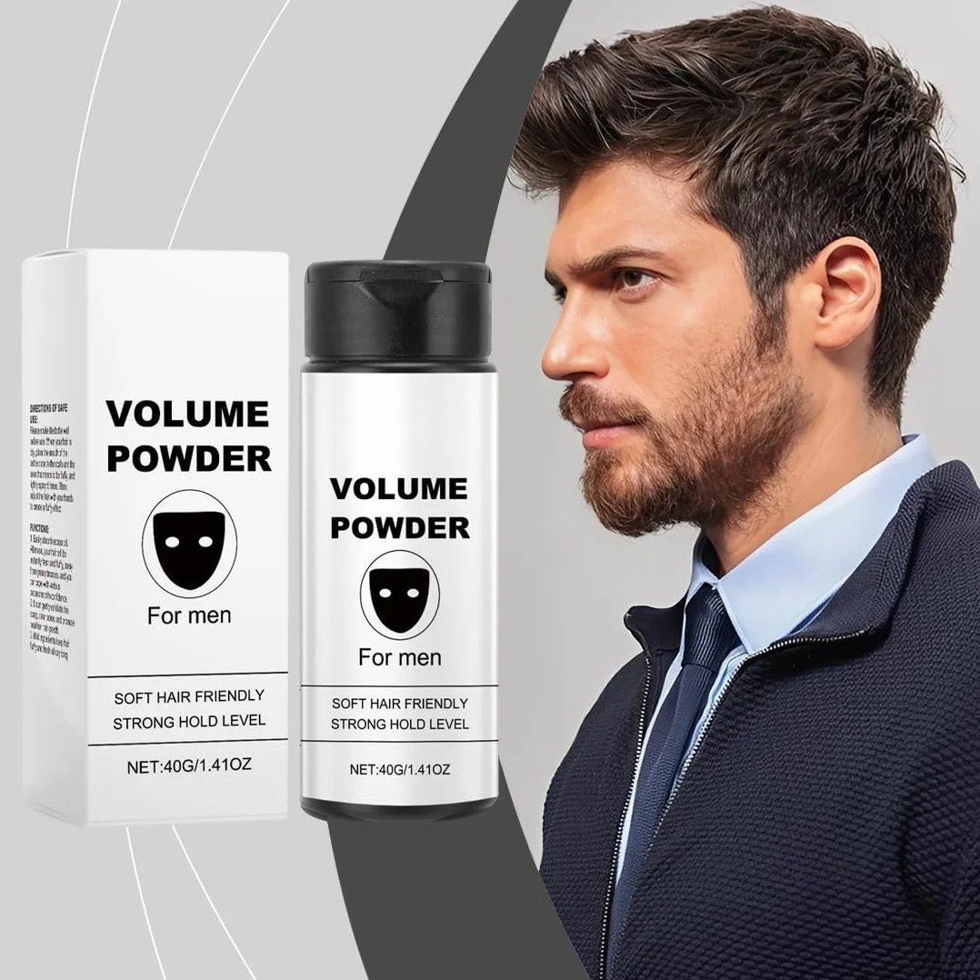 Polvo texturizante para hombres fijación fuerte volumen textura instantánea ingredientes naturales