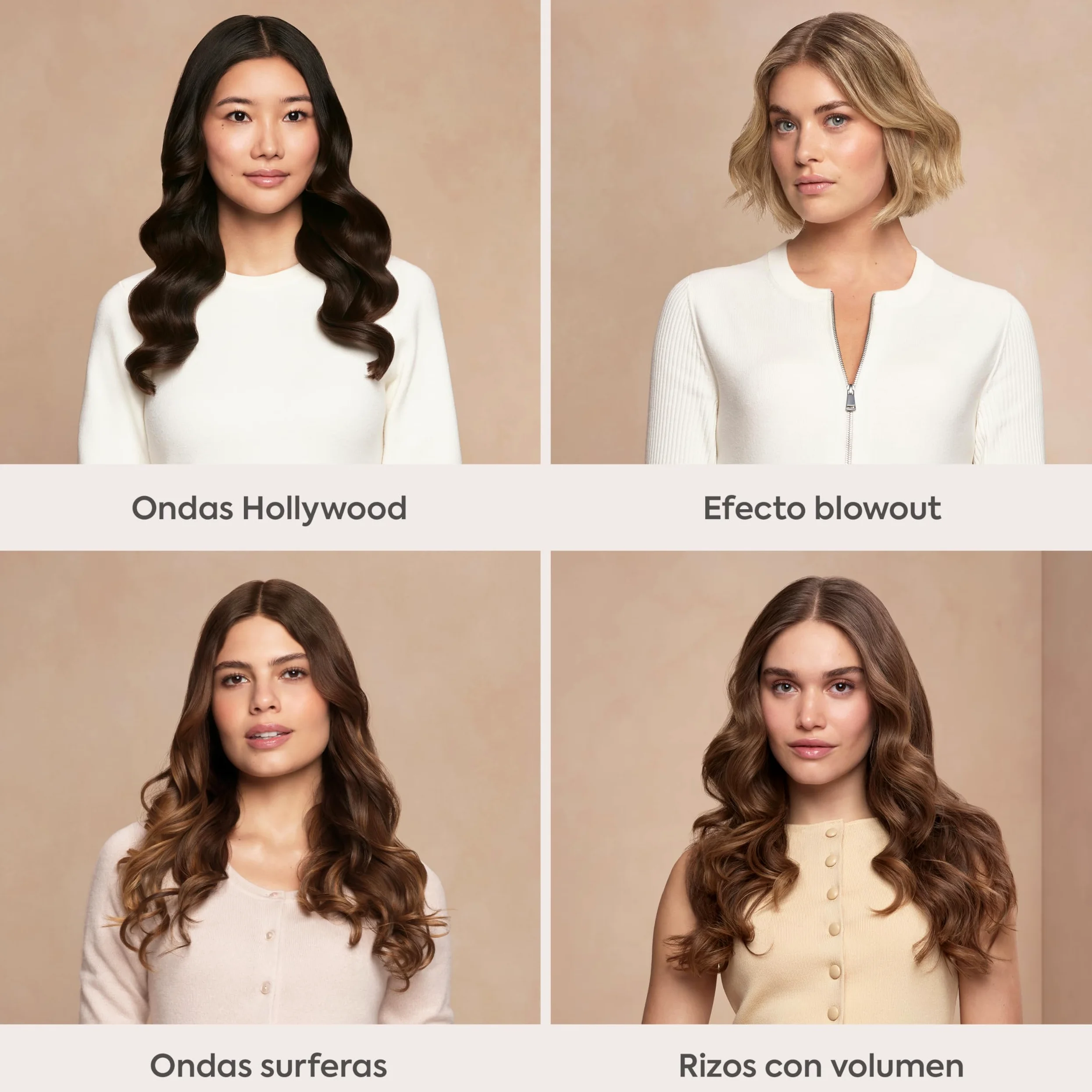 BaByliss Style Secret Air Moldeador Automático – Tenacilla 25 mm, Opción calor o aire, 48 opciones de peinados (rizos, ondas o movimiento), Cabello corto y largo, Rizador fácil de usar, C6686E