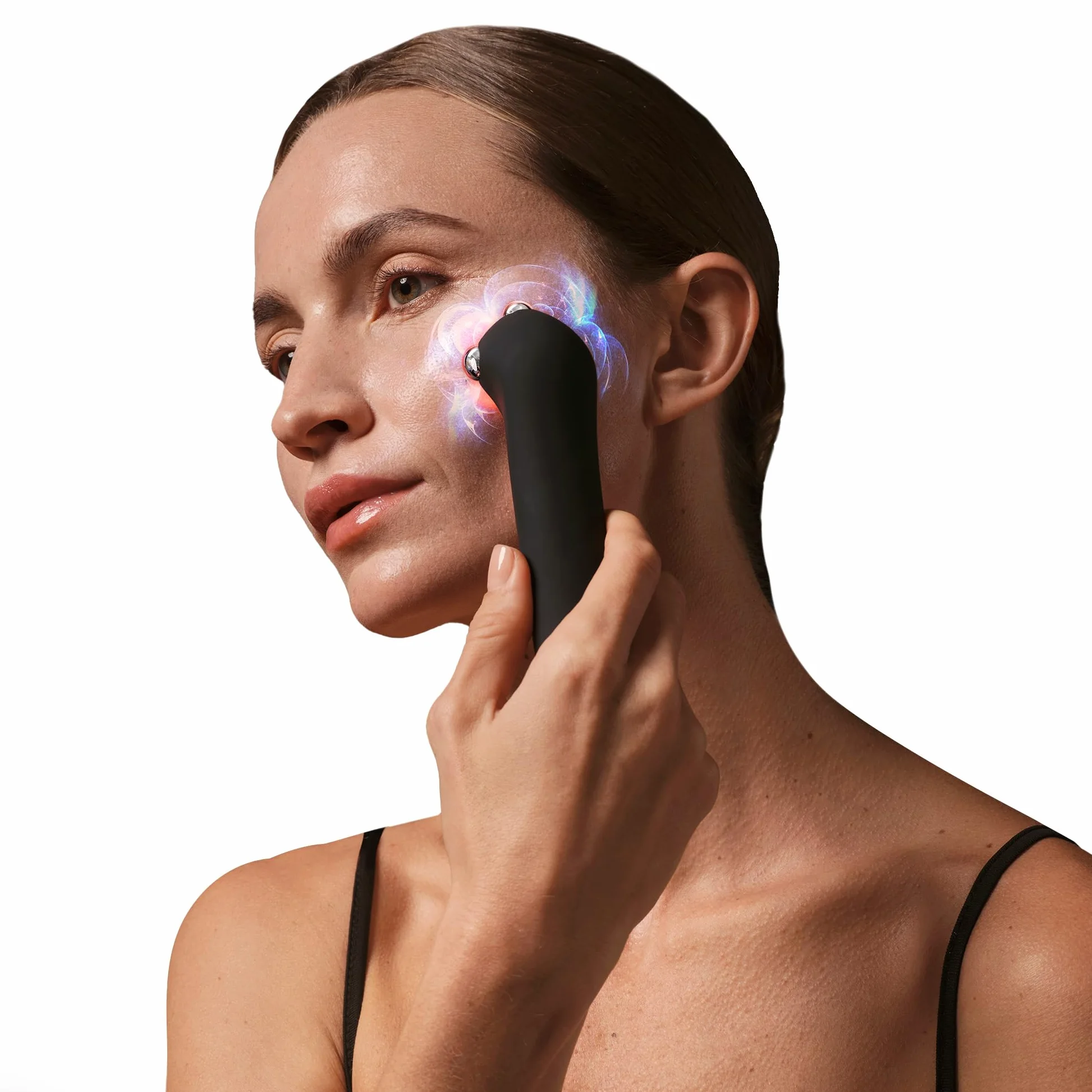 FAQ 402 lifting facial con microcorriente - LED infrarrojo | Dispositivo microcorriente, Masajeador facial, Lifting, Luz infrarroja, LED rojo, Drenaje linfático, Tonificación, IA