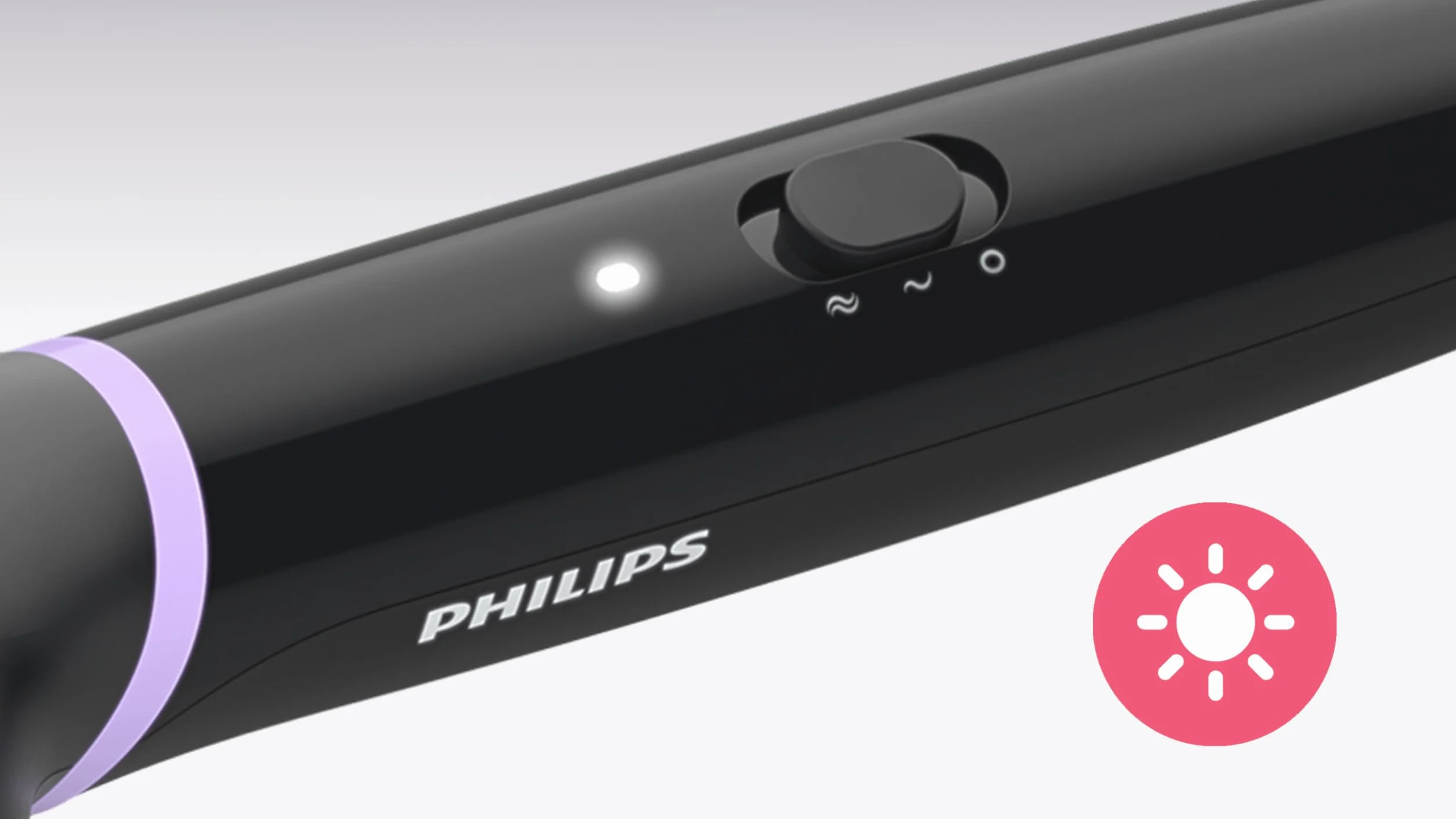 Philips StyleCare Cepillo Alisador BHH880/00, Cerámico, 2 Temperaturas, Negro