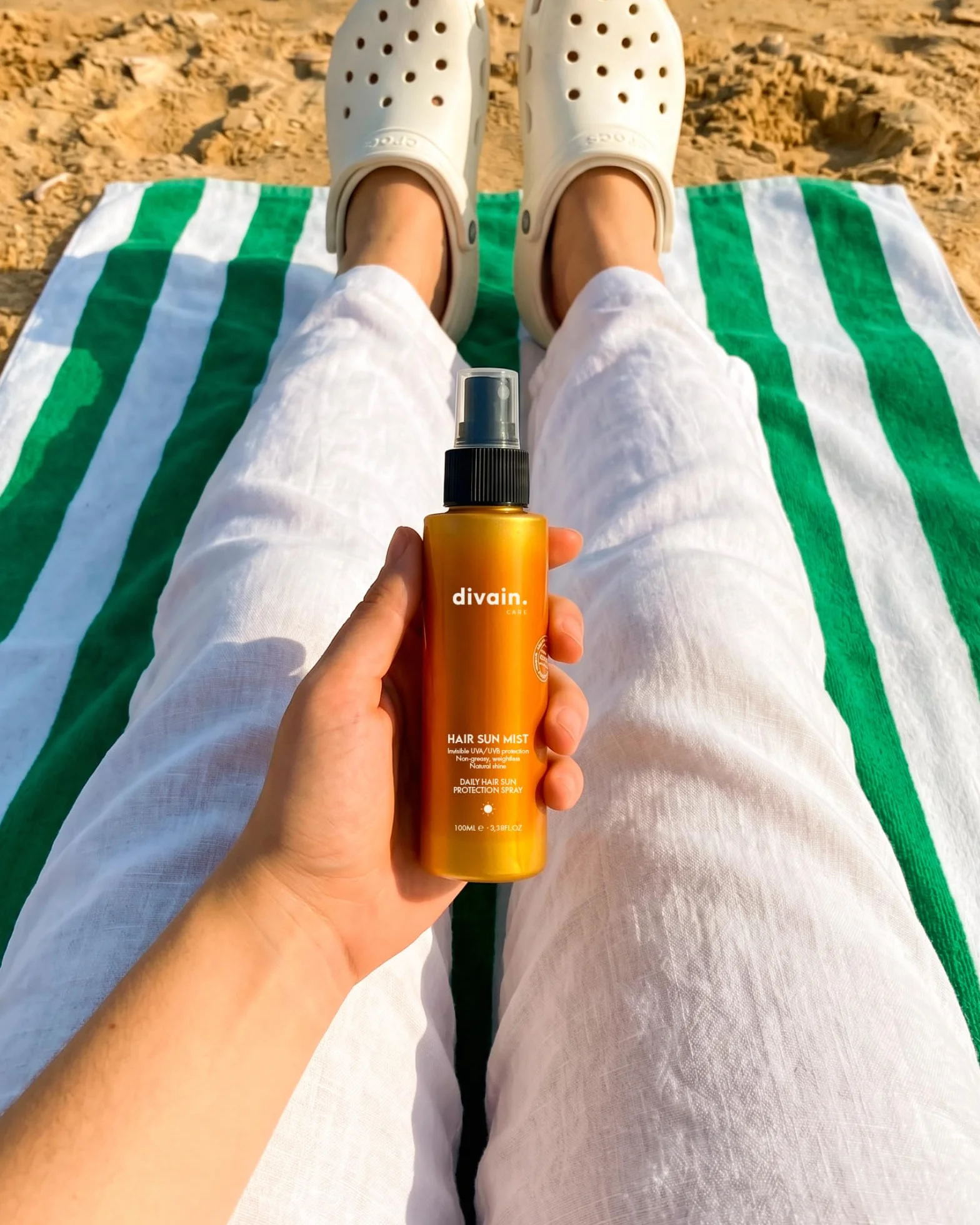 Bruma Solar Capilar 100 ml con Filtro UV, Proteínas Vegetales y Alga Marina 88% Natural Vegana