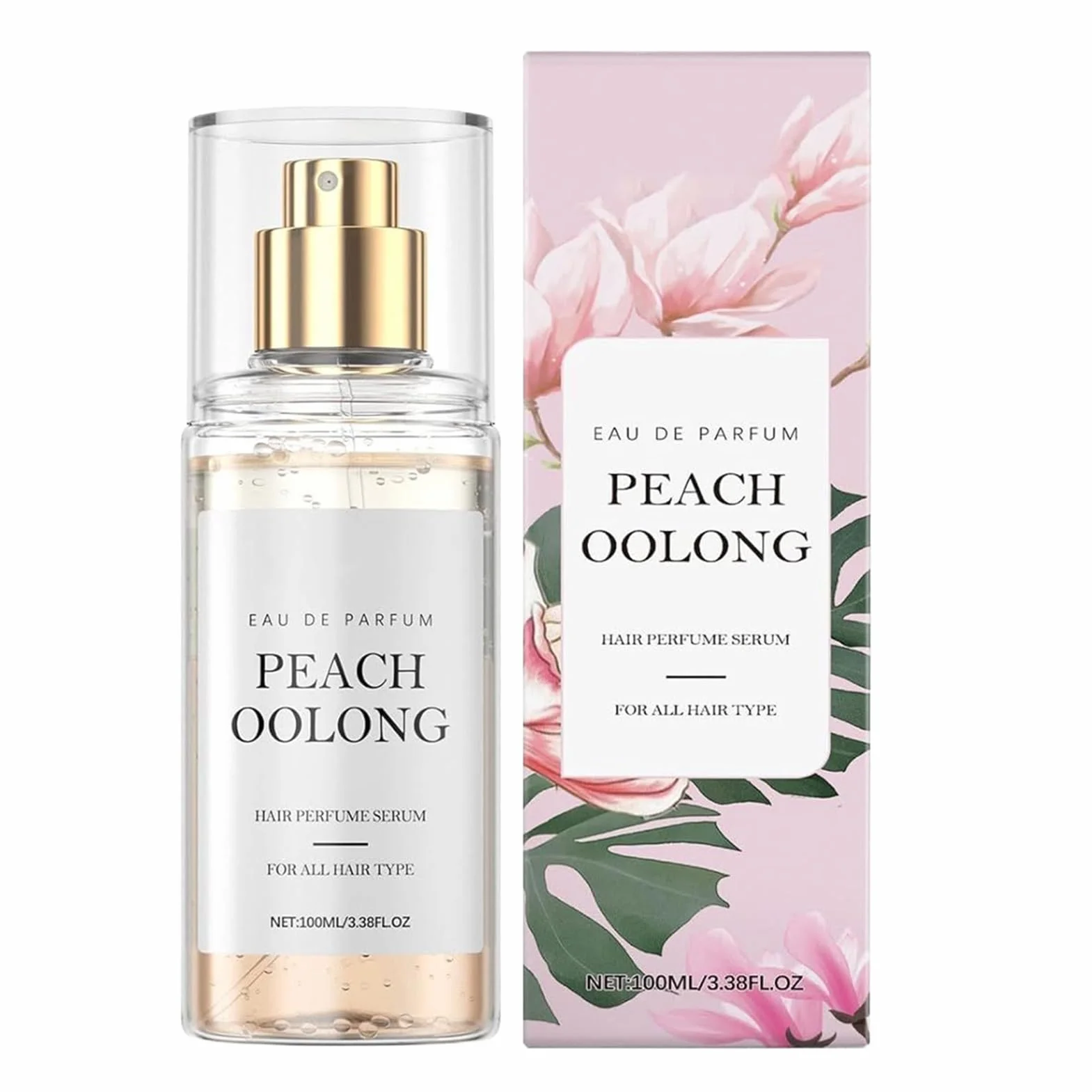 Perfume del cabello fragancia de nueces niebla portátil 13/4/4 cm para mujeres