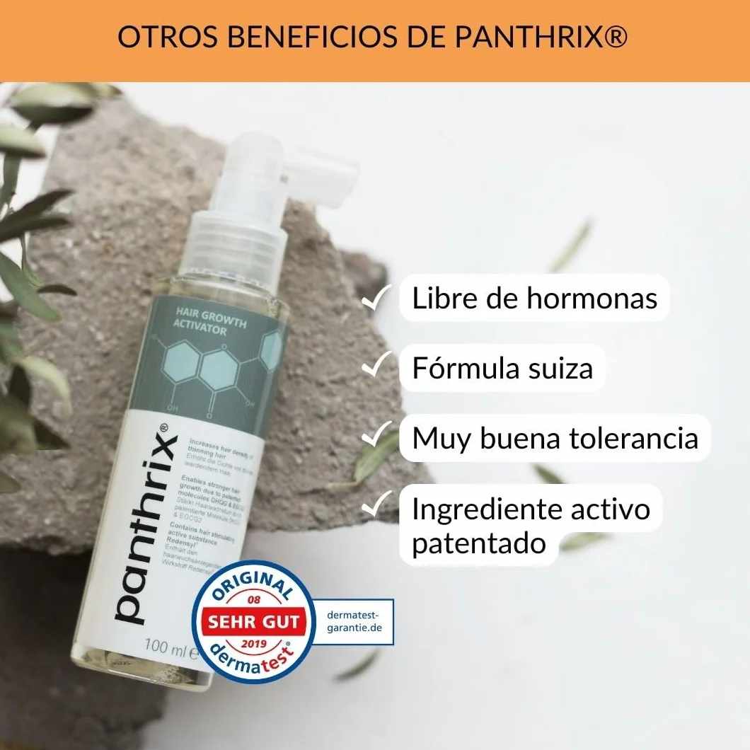Panthrix Activador Crecimiento Cabello Spray 100 ml Tónico Alta Dosis Hombres Mujeres