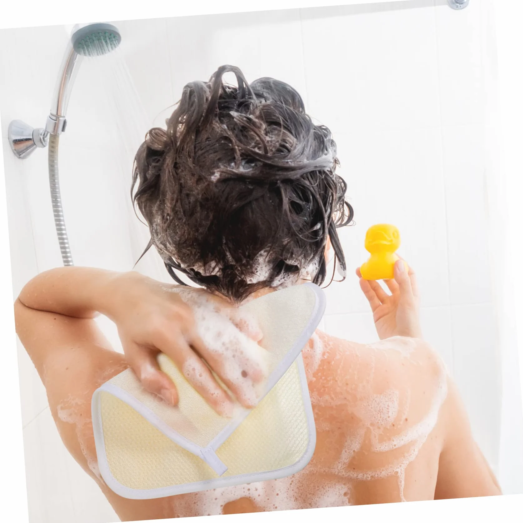 48 piezas de toallas de baño, esponja de limpieza, toallas de spa for el cuerpo, esponja de lavado corporal, esponja de ducha, toalla de lavado de cara, toalla de fregado de espalda, cepillo de ducha,