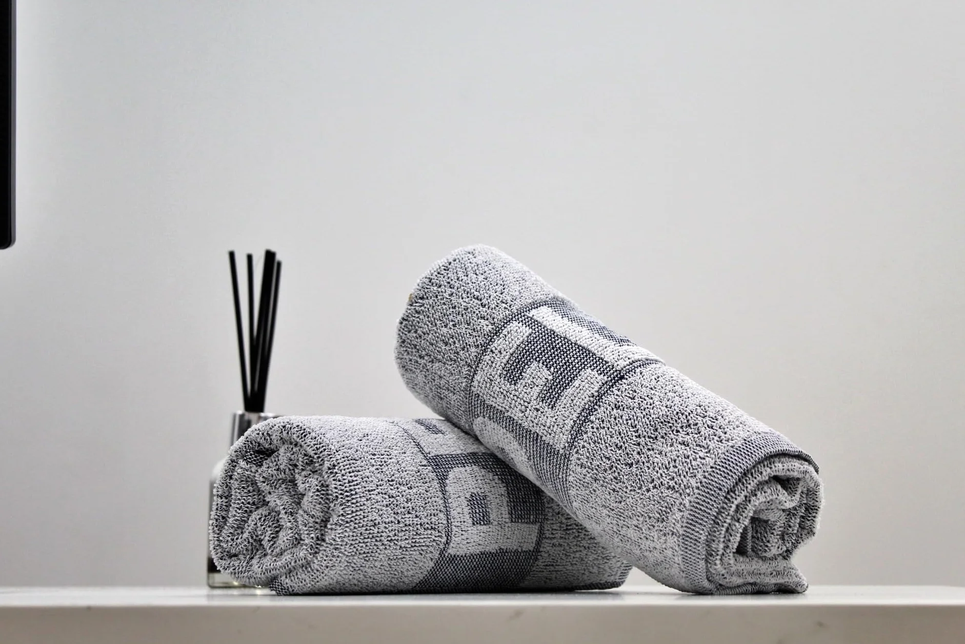 Juego de Toallas de Peluquería 10 Piezas 100% Algodón 450 gr 50x90 cm Toalla de Baño Gris