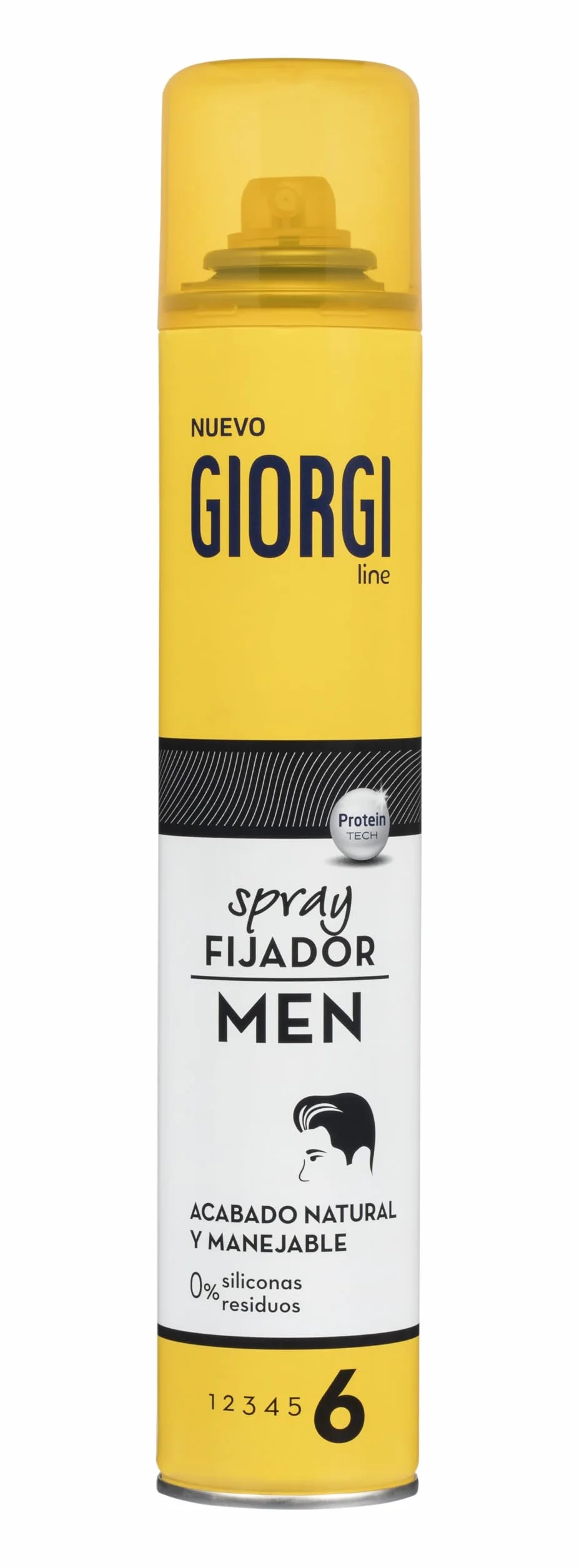 Giorgi Line Laca Volumen Profesional 300 ml - Fijación 6, Sin Siliconas, Volumen 24h
