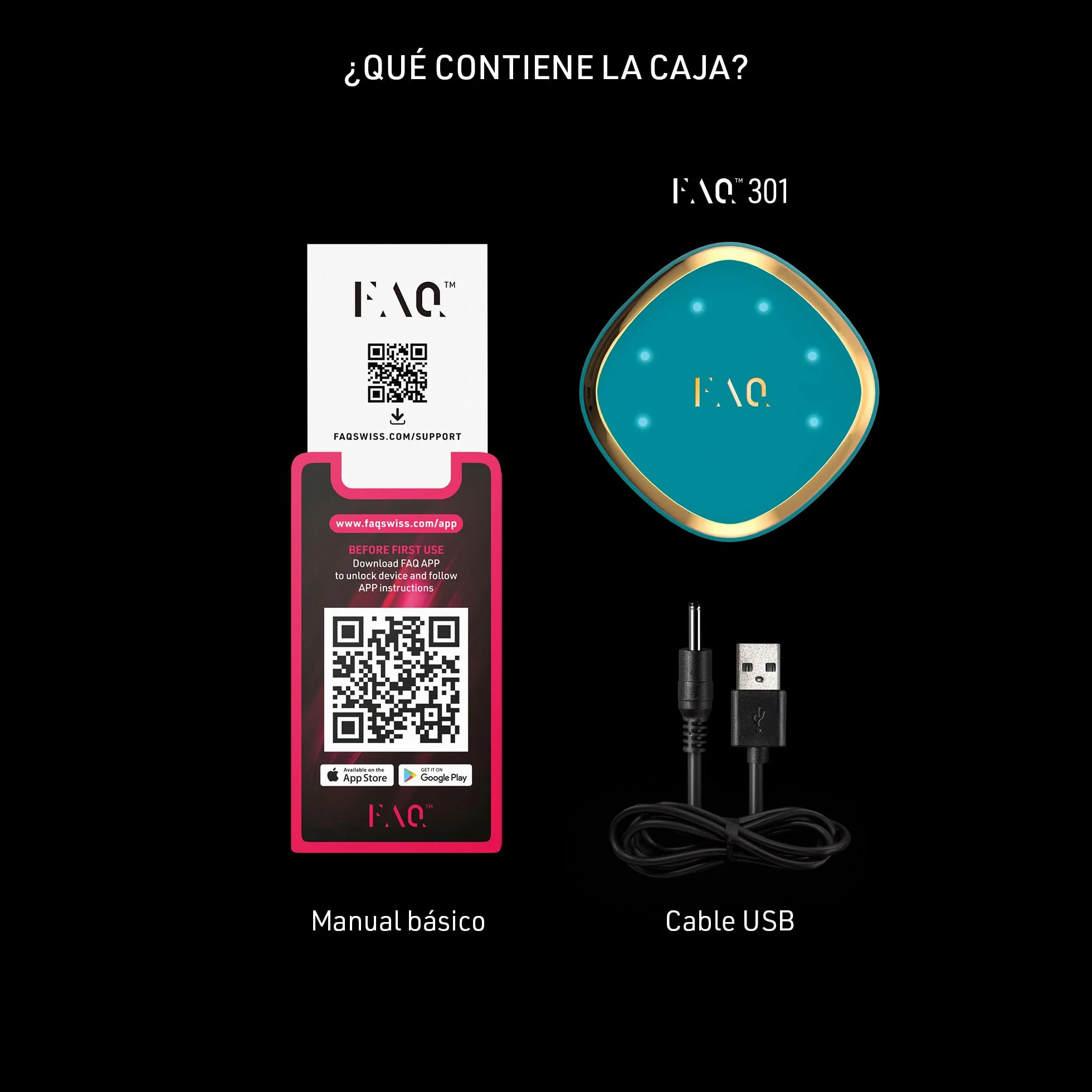 Masajeador LED cuero cabelludo FAQ 301 para crecimiento pelo cuidado capilar absorción tratamientos