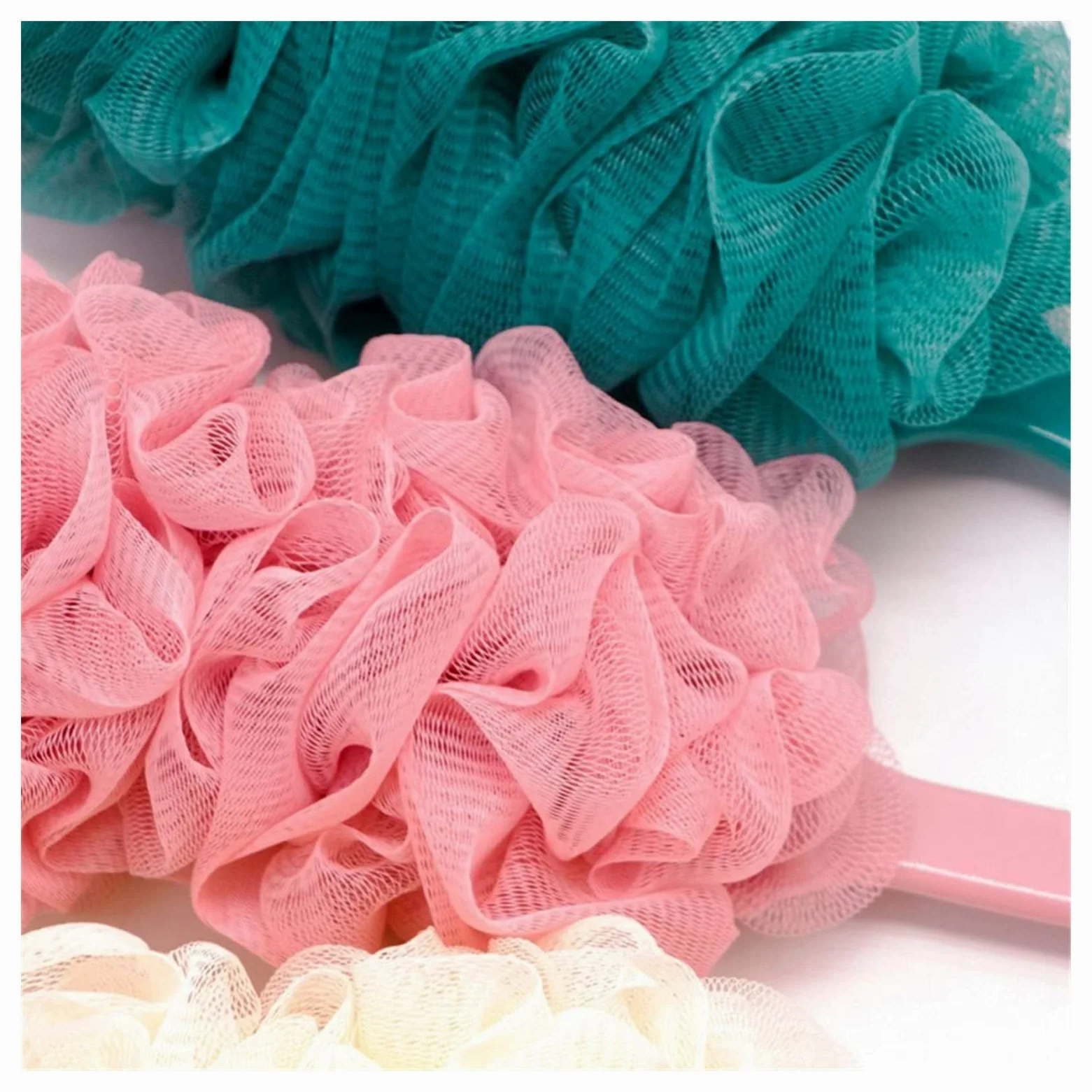 Interpretación de la quiromancia en la Ducha, Accesorios de baño monótonos multifuncionales adecuados para Regalos, Cepillo de baño Birthda (Color: Beige) (Rosa)