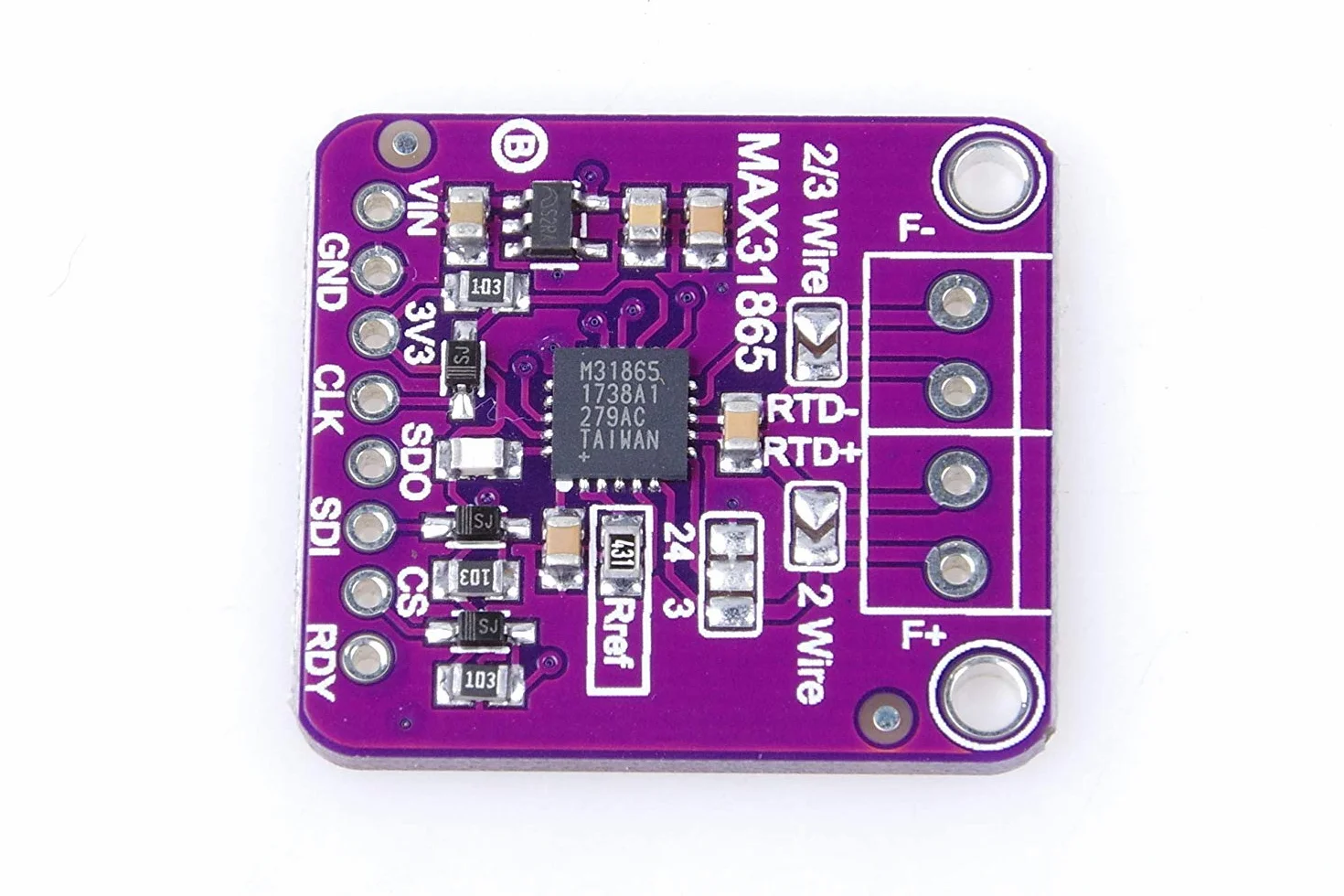 DollaTek PT100 PT1000 MAX31865 RTD Módulo Amplificador Sensor Temperatura Termopar