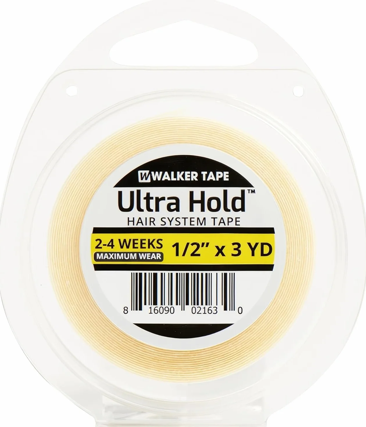 Walker Tape Ultra Hold Tape Cinta Adhesiva 1.27 cm x 2.74 m Rollo 4 Semanas