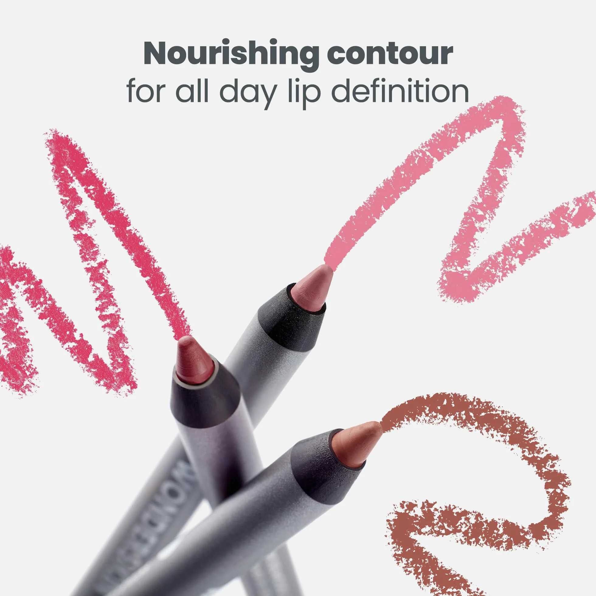 Wonderskin 360 Contour Lipliner Lápiz Delineador de Labios Larga Duración Resistente al Agua Nutmeg