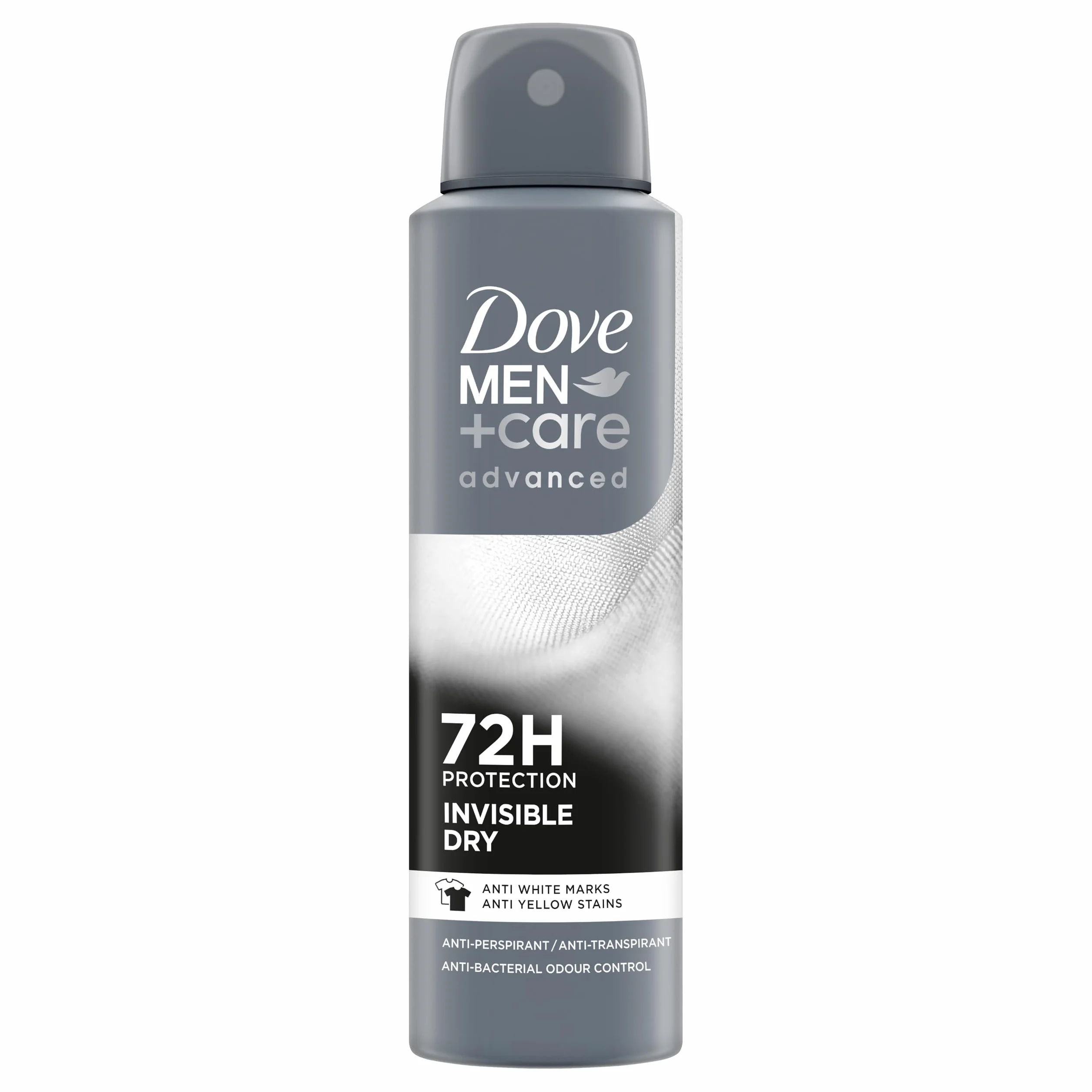 Dove Men+Care Aerosol Invisible Dry 72h 150 ml pack 6 unidades