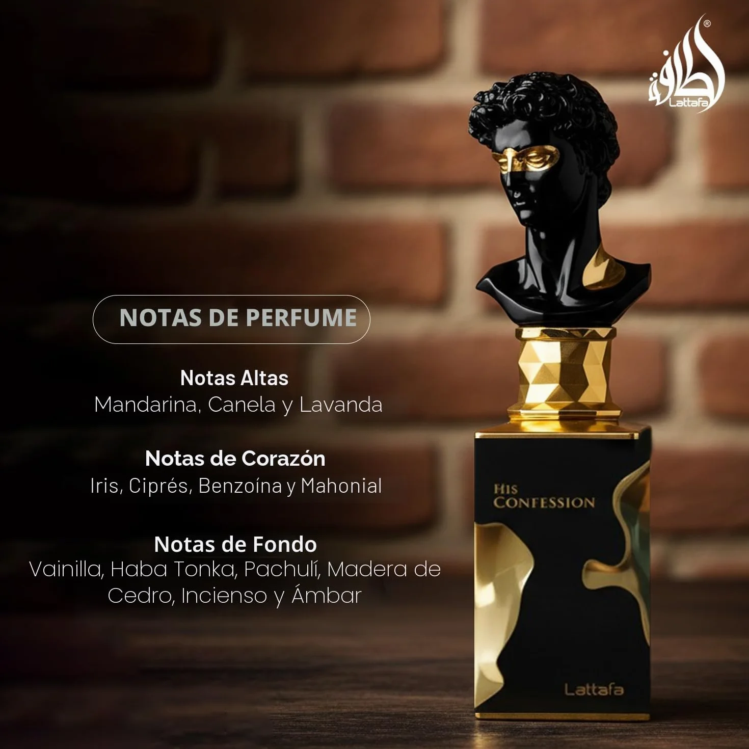 HIS CONFESSION Eau De Parfum de Lattafa