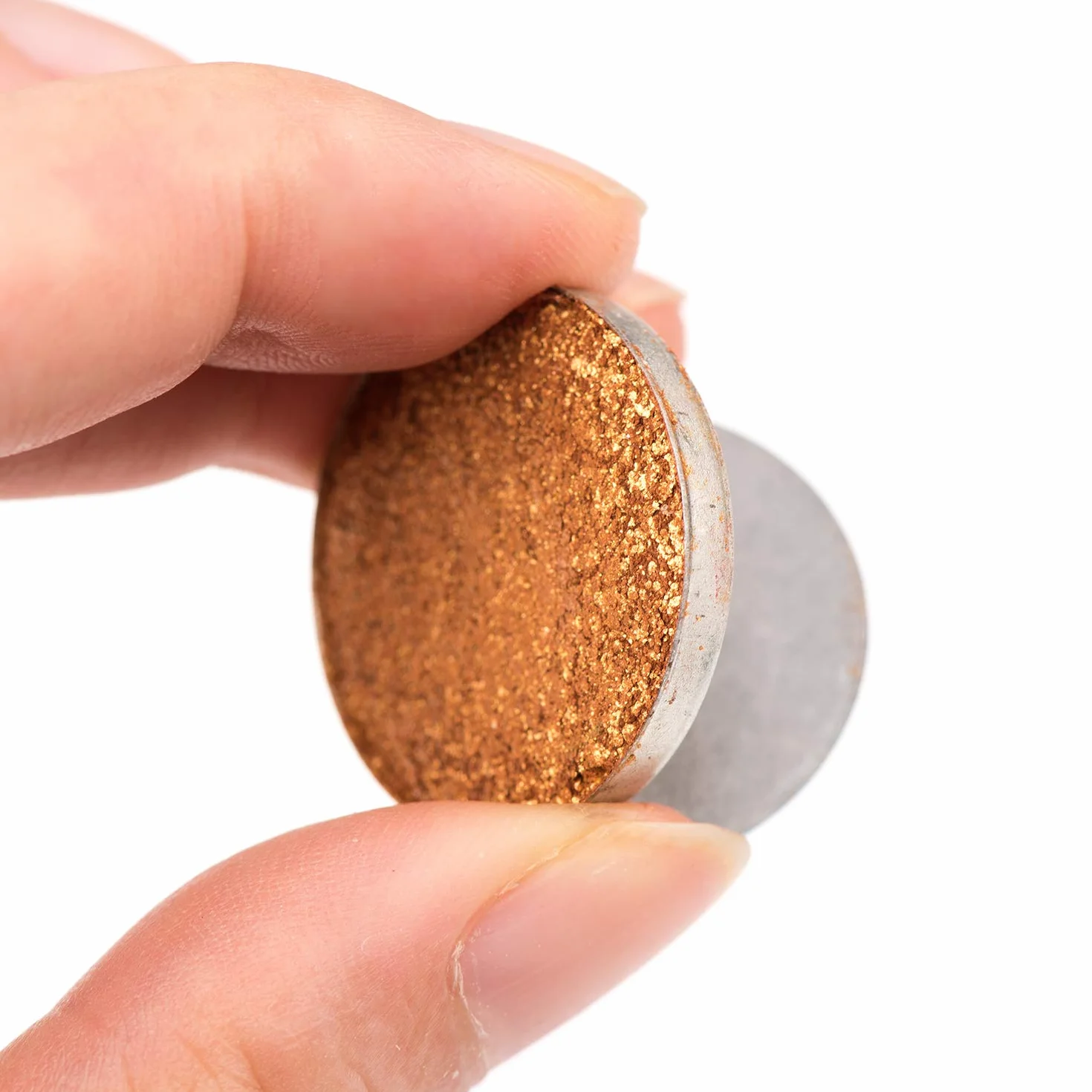Allwon Pegatinas de metal 56 piezas paleta magnética maquillaje sombra ojos vacía