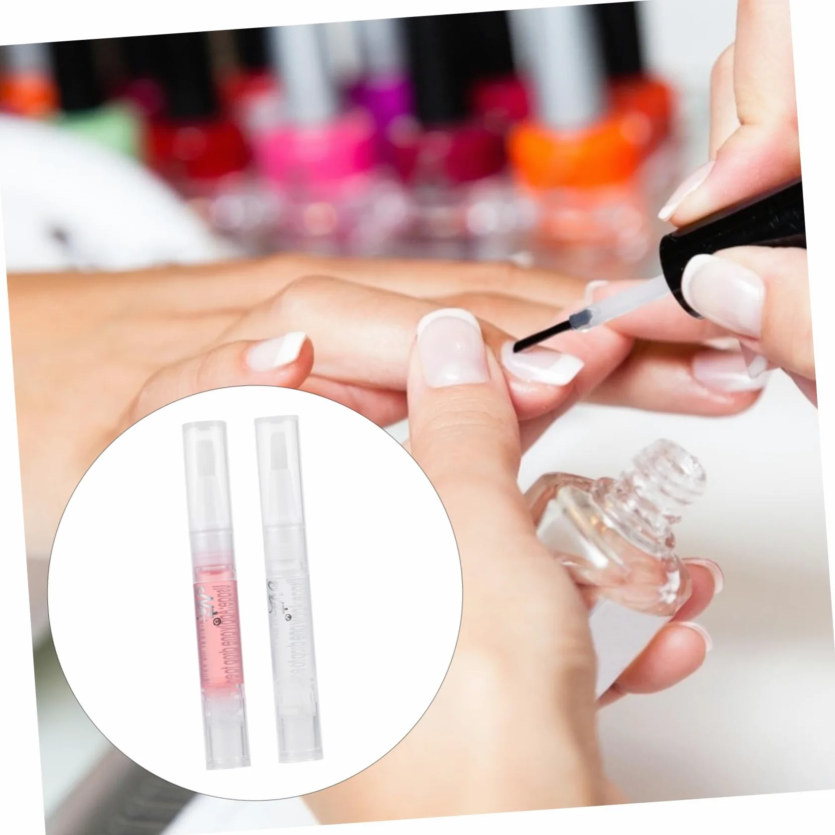 Ipetboom 24piezas Esencial Para Uñas y Cutículas Bolígrafos De Nutriente Para Reparar y Revitalizar Uñas Para Uso Personal o Salones De Belleza
