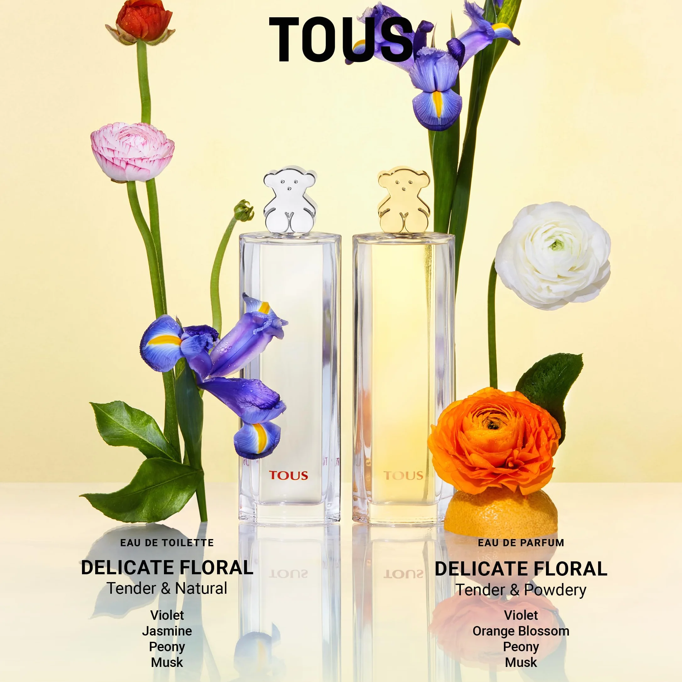 Tous, Eau de Toilette para Mujer, Fragancia Floral, 90 ml con Vaporizador