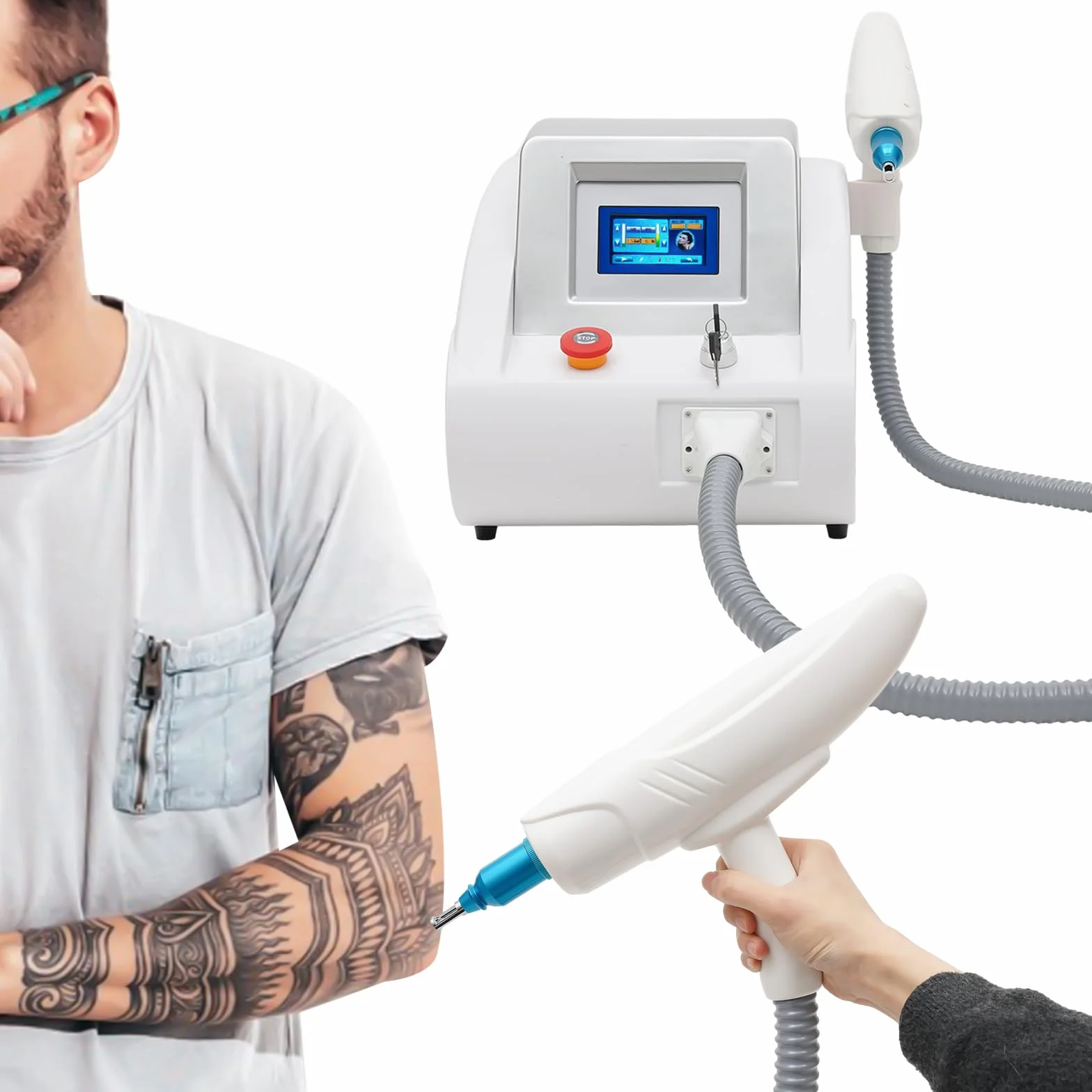 Máquina de eliminación de tatuajes láser 1064 nm 310 W salón belleza