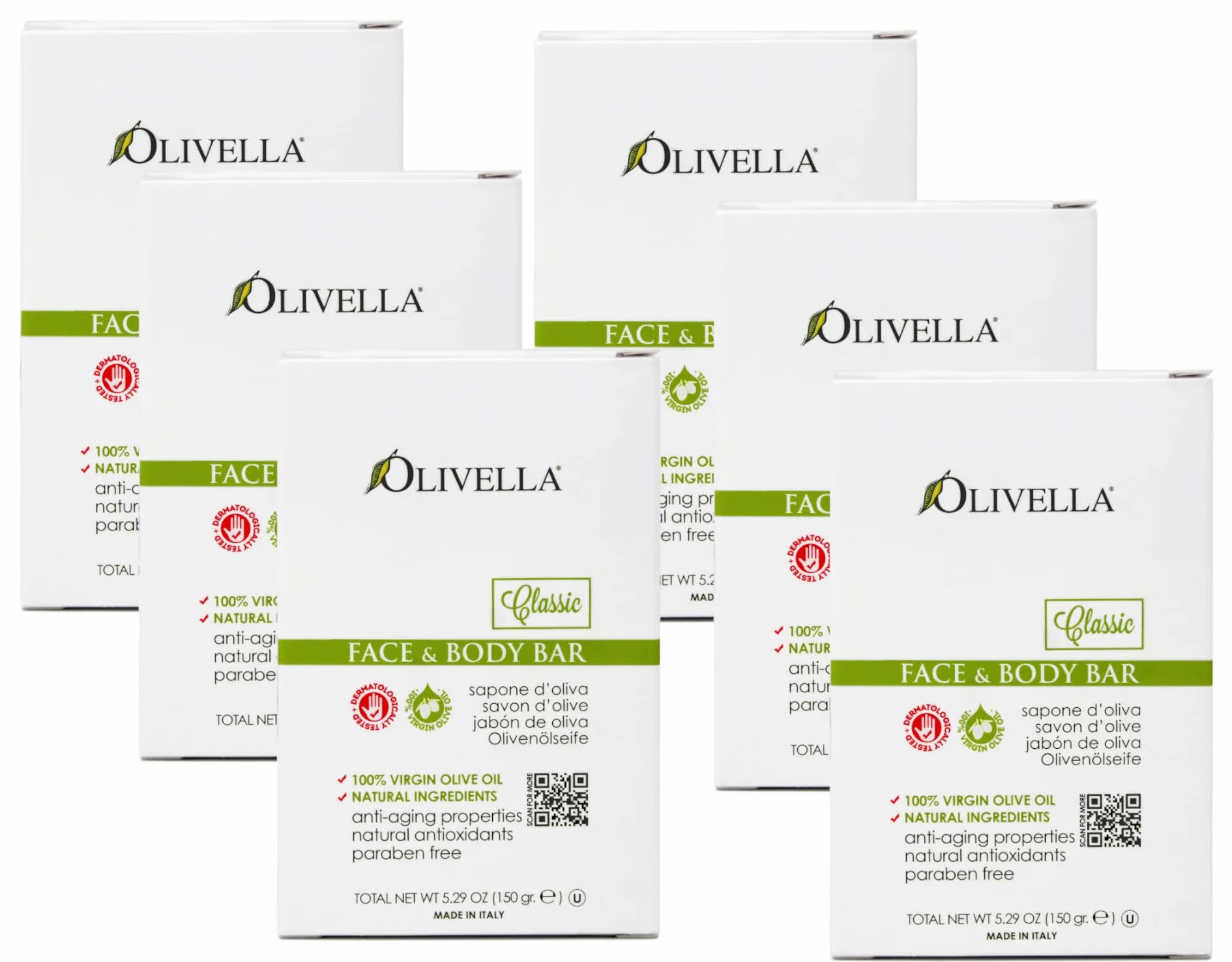 Olivella Face and Body Bar 5.29 oz by Olivella