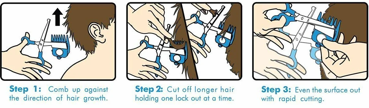 Calming Clipper Kit de Corte de Pelo Silencioso para Niños con Autismo y Sensibilidad Sensorial