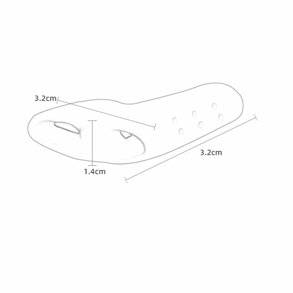 Separadores de Dedos, Separador pequeño de Doble Orificio, Corrección de Anillo para peinar los Dedos de los pies Protectores de Gel Dedos superpuestos, Separadores rizados Fricción