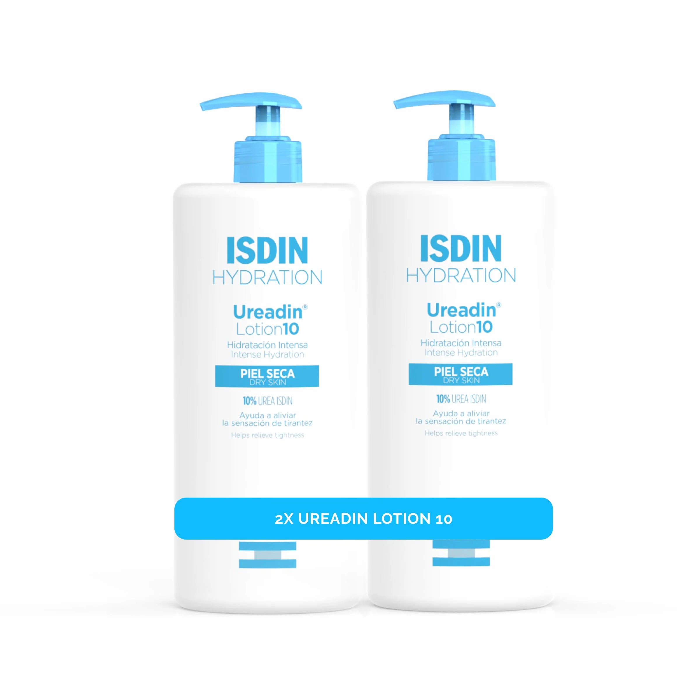 ISDIN Ureadin Lotion10 750 ml Loción Hidratante Corporal con Urea Paquete 2 unidades